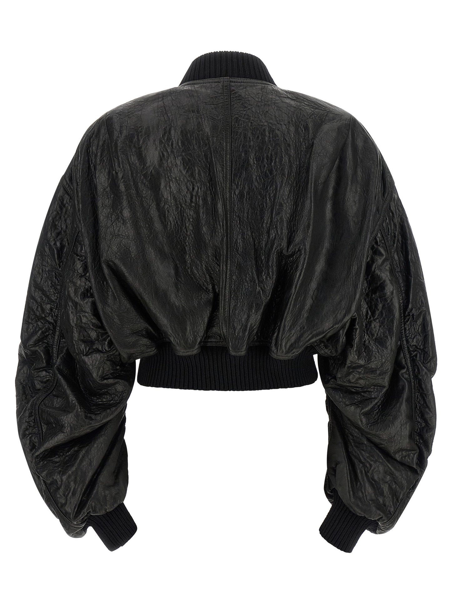Rick Owens Secchia Cropped Flight Bomber Jacket