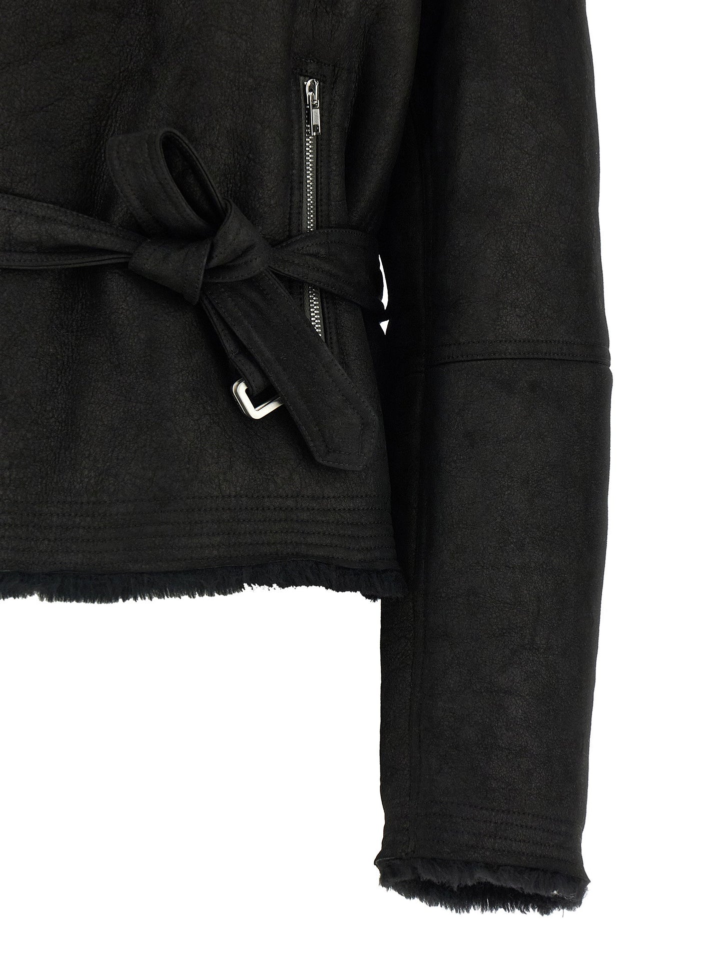 Rick Owens Cropped Flight Jacket