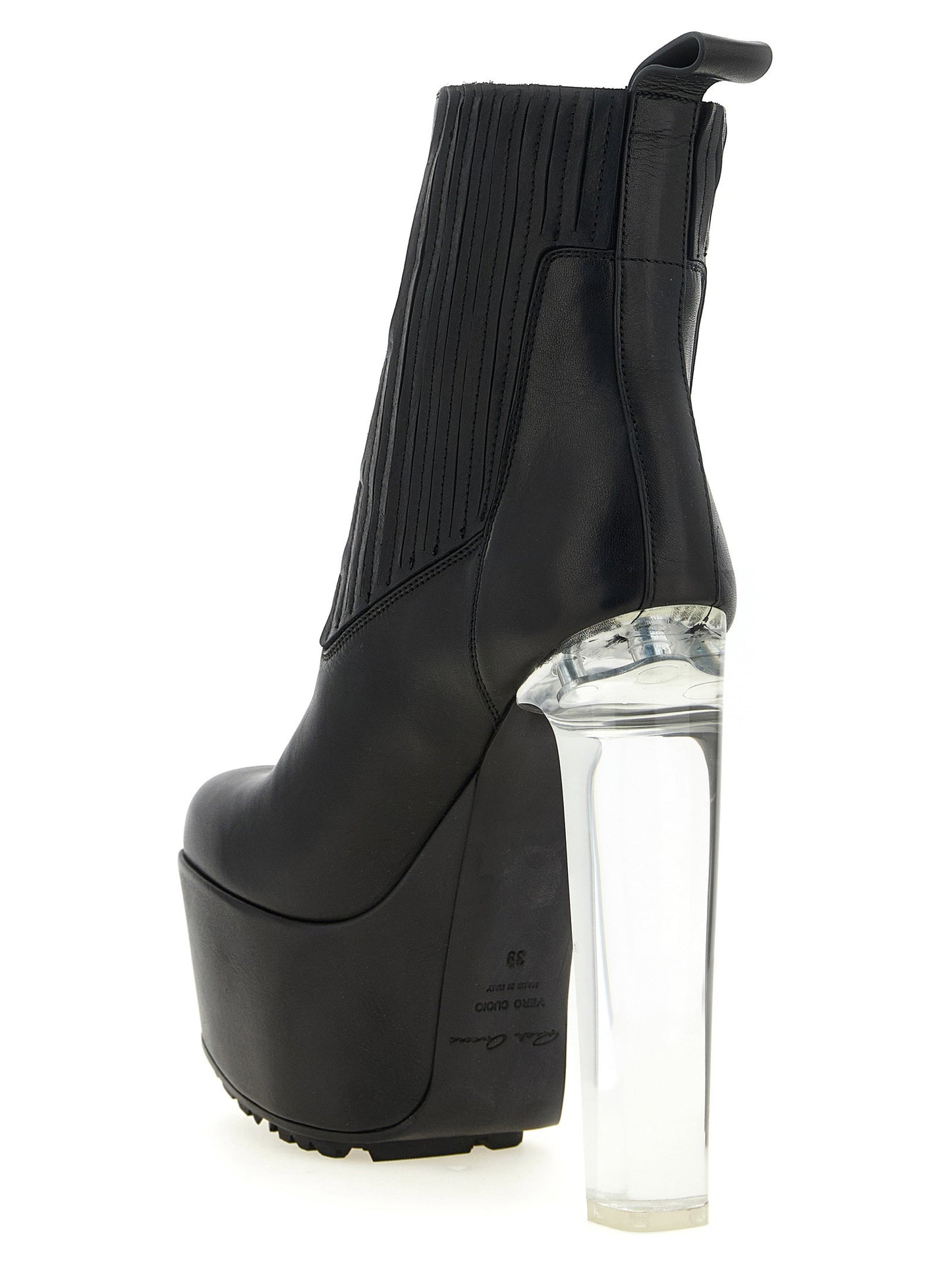 Rick Owens Beatle Kiss Ankle Boots