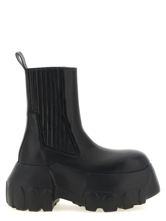 Rick Owens Beatle Mega Tractor Ankle Boots