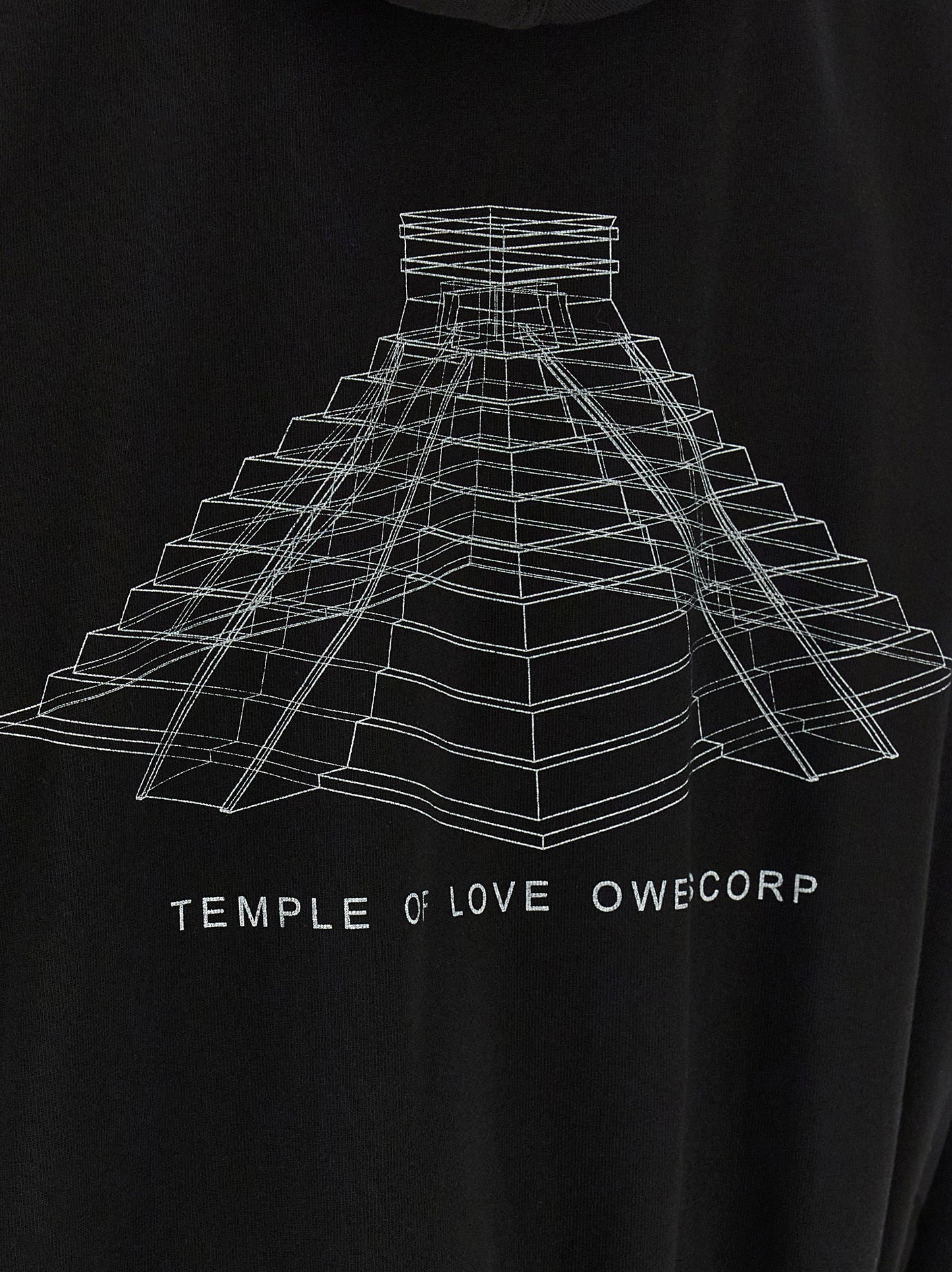 Rick Owens Temple Of Love Owenscorptemp Hoodie