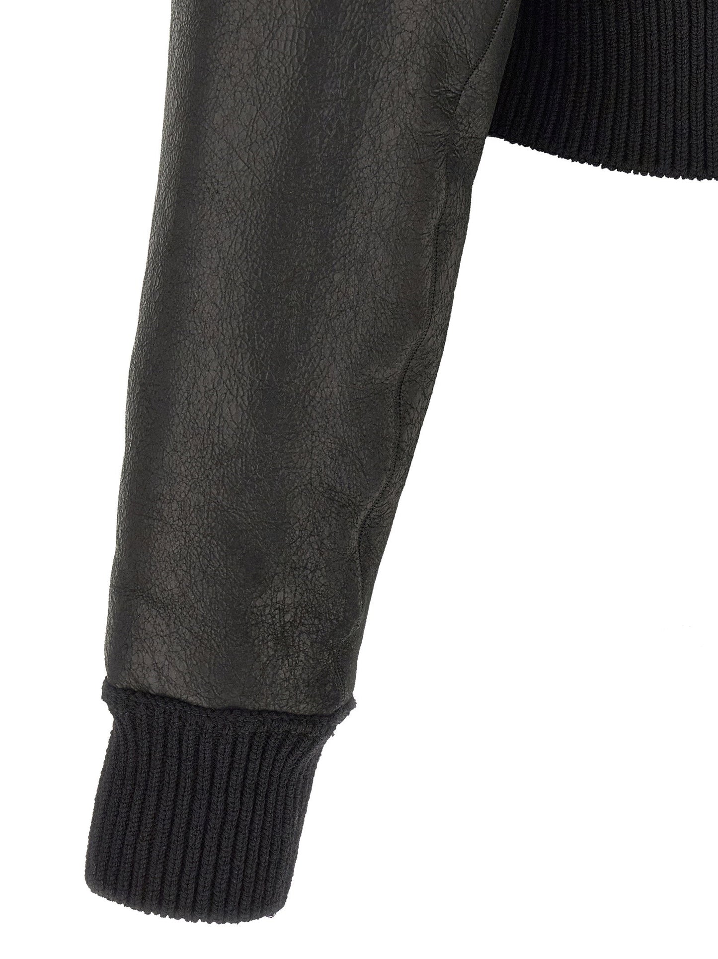 Rick Owens Flight Jkt Cropped Bomber Jacket
