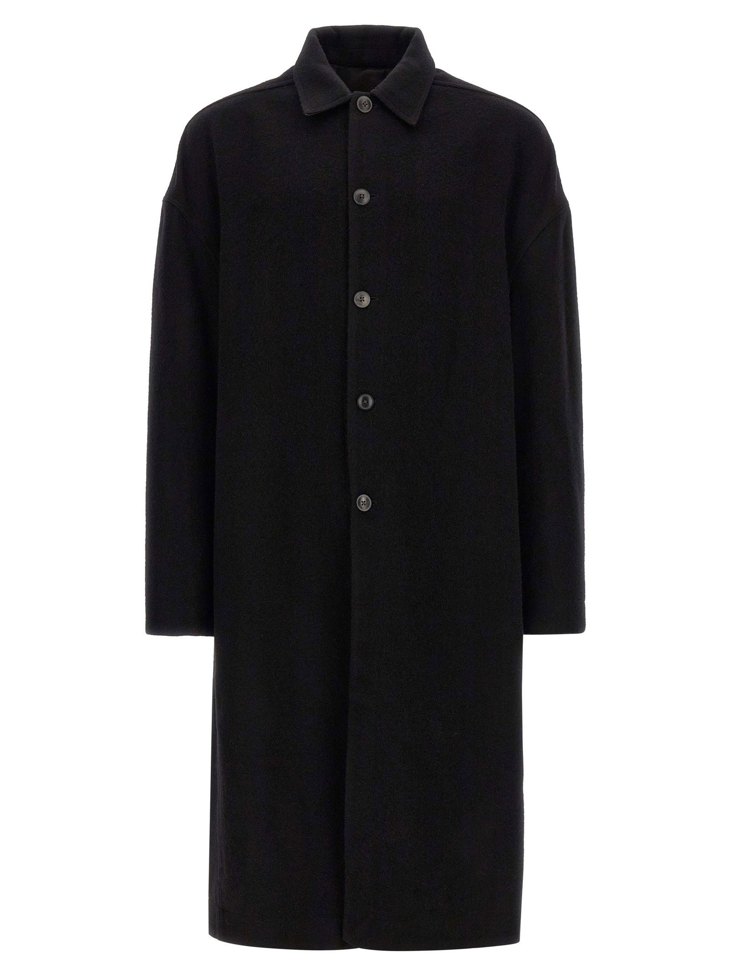 Rick Owens Buttoned Brad Coat