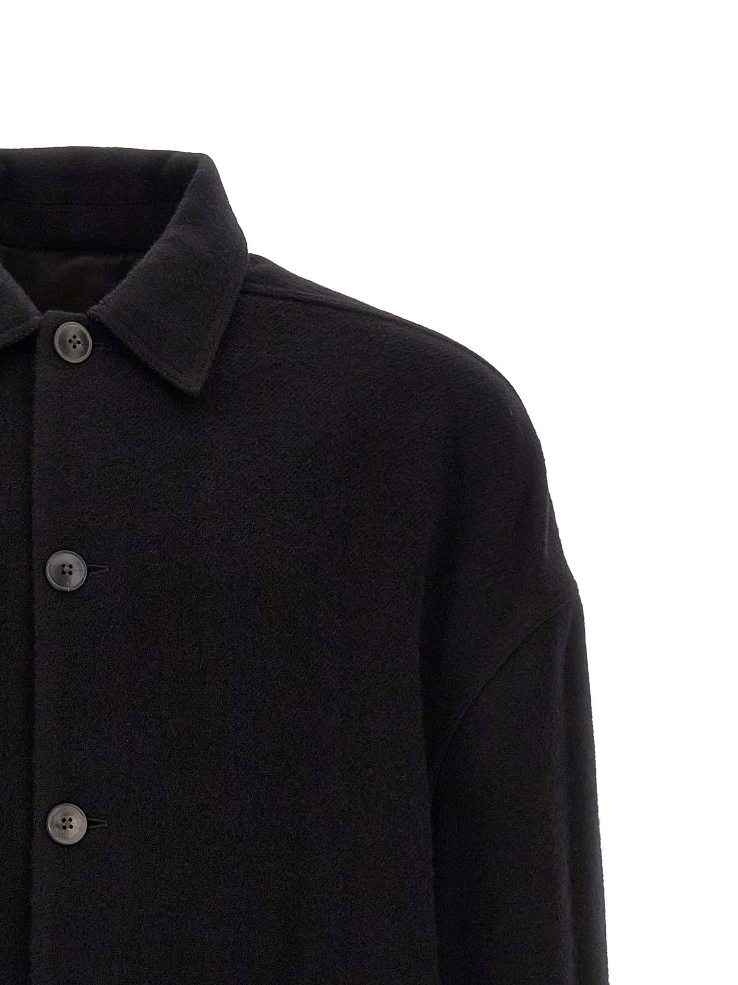Rick Owens Buttoned Brad Coat