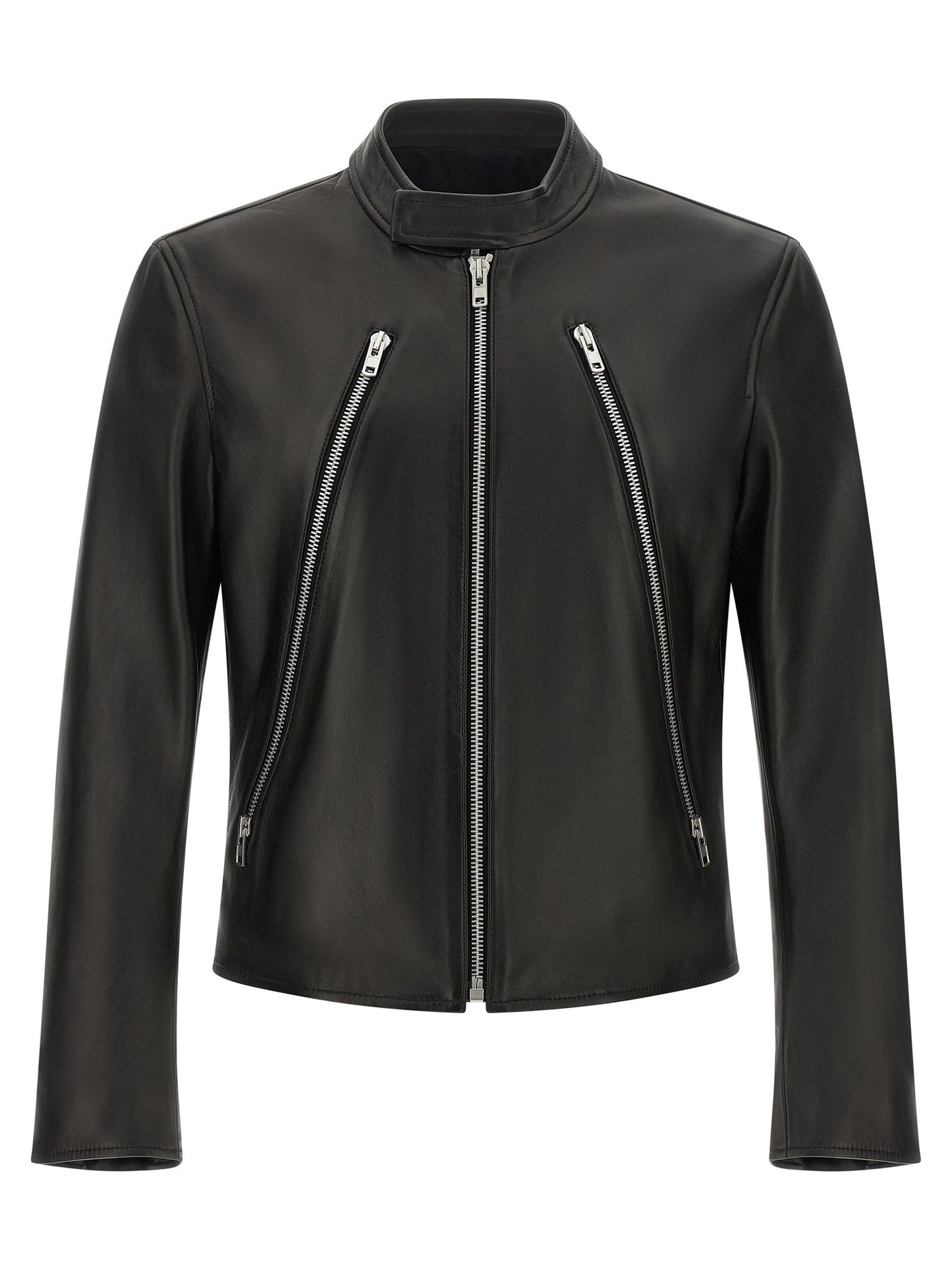 Maison Margiela 5-zip Leather Jacket