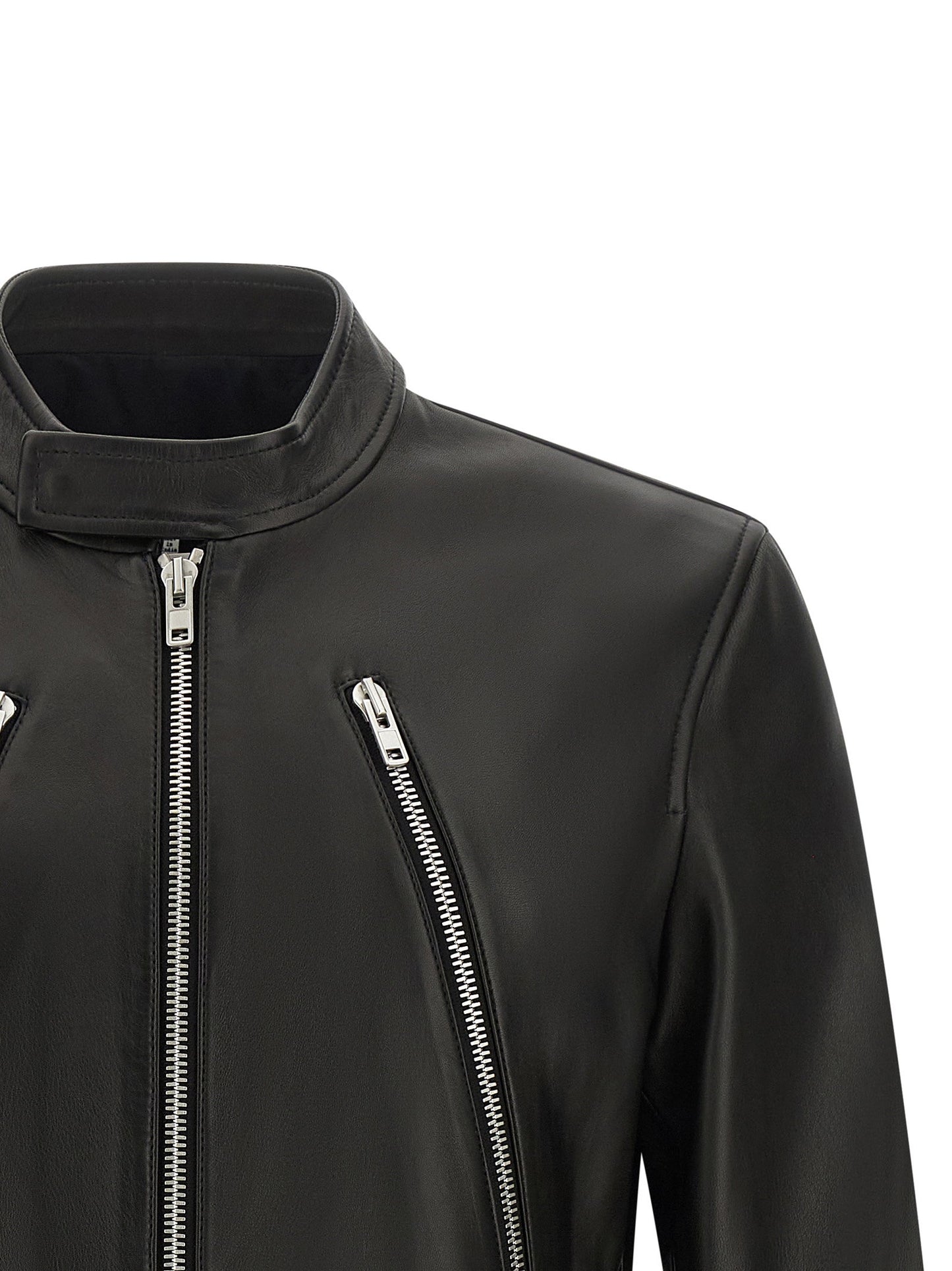 Maison Margiela 5-zip Leather Jacket