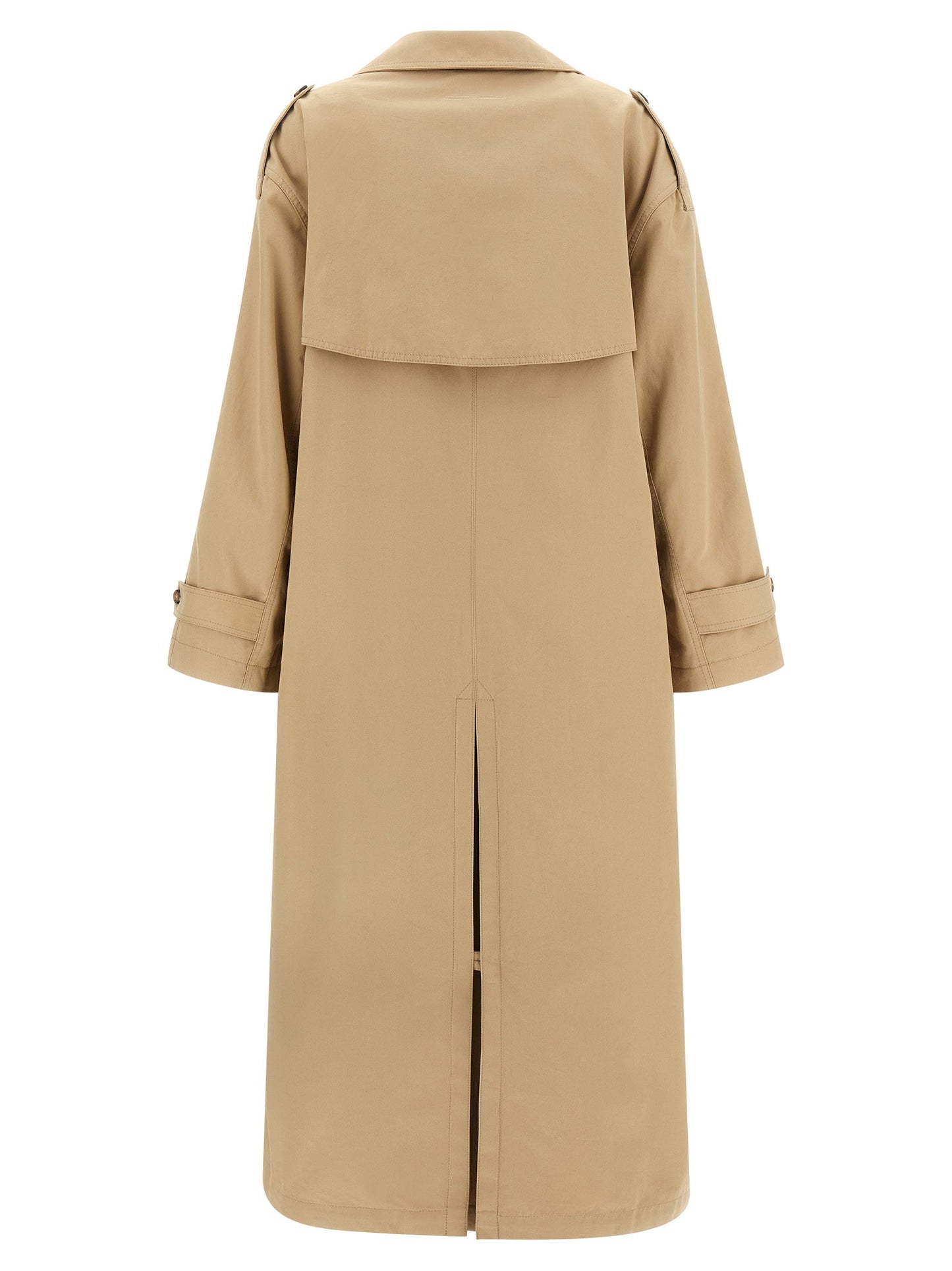 Mm6 Maison Margiela Trench Coat With Gloves