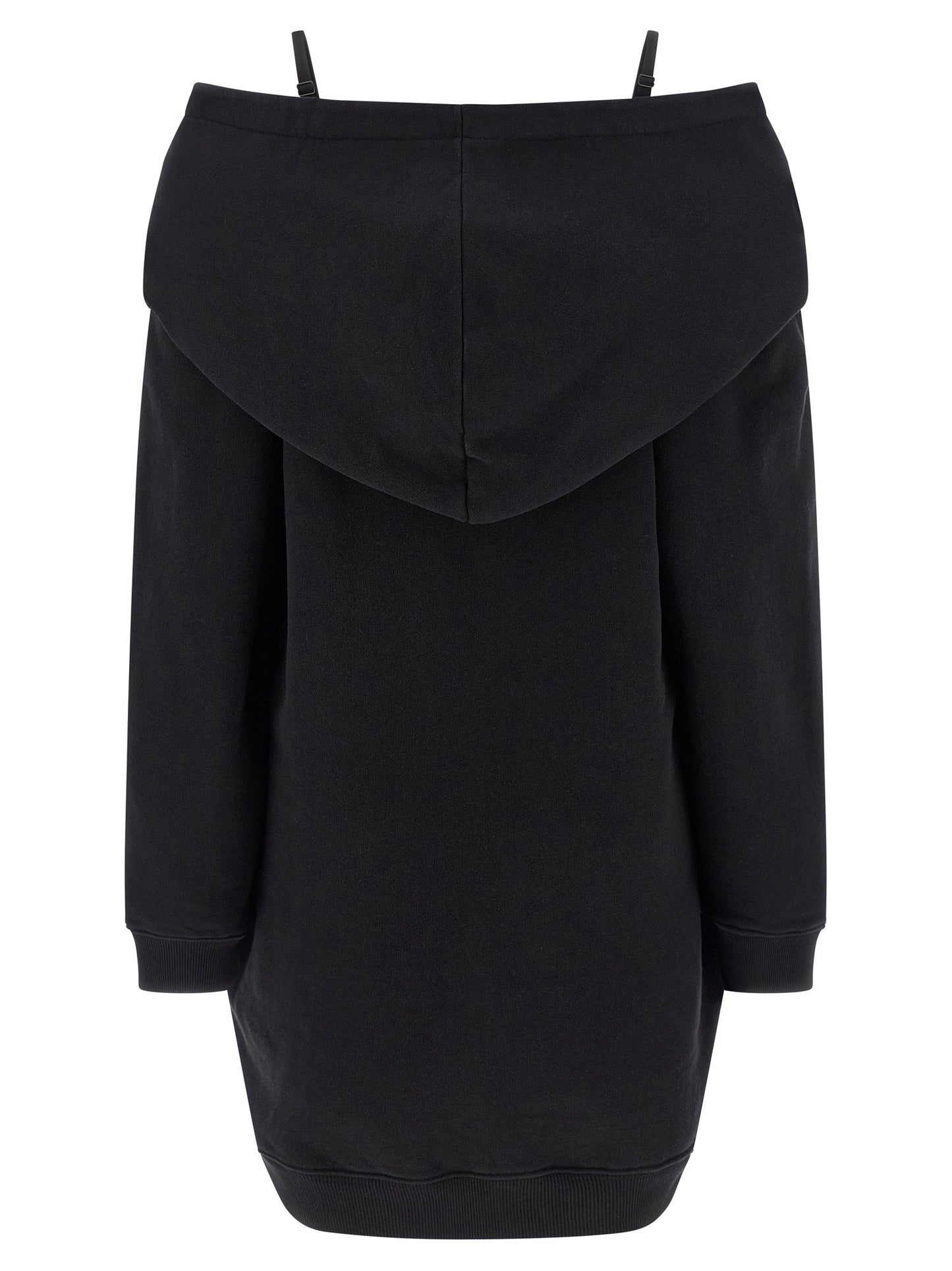 Mm6 Maison Margiela Off-shoulder Hooded Dress