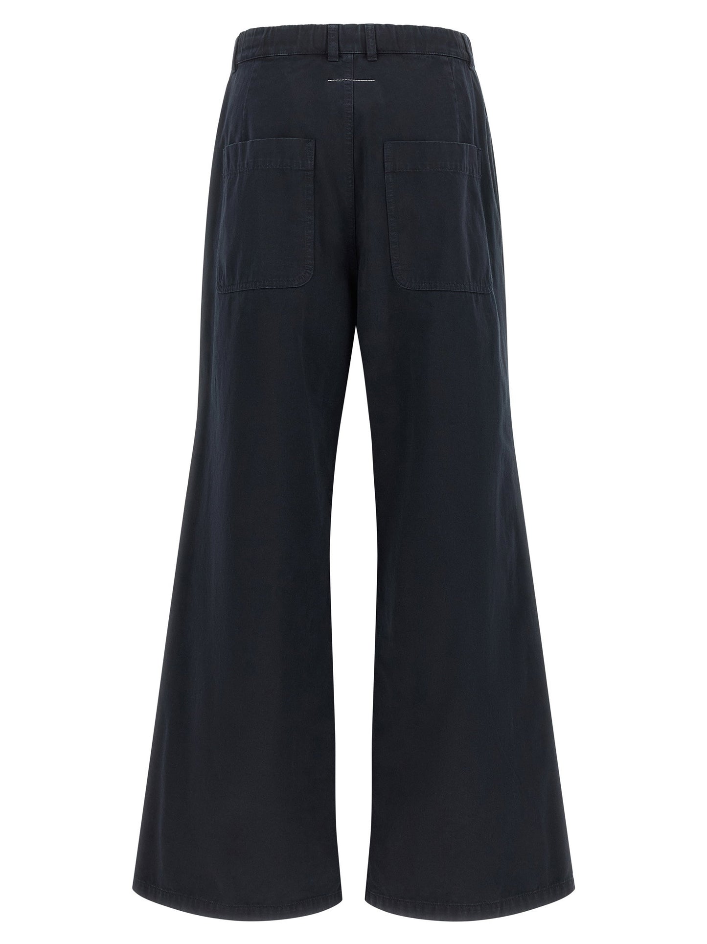 Mm6 Maison Margiela White Stitch Line Pants