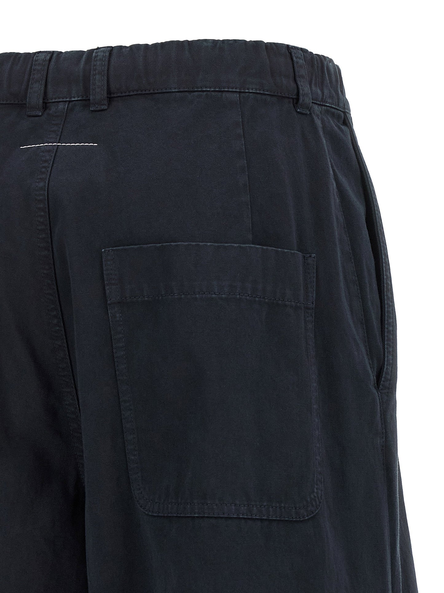 Mm6 Maison Margiela White Stitch Line Pants
