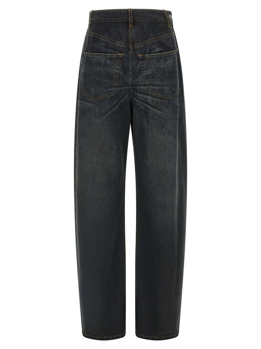Mm6 Maison Margiela Asymmetrical Structure Jeans