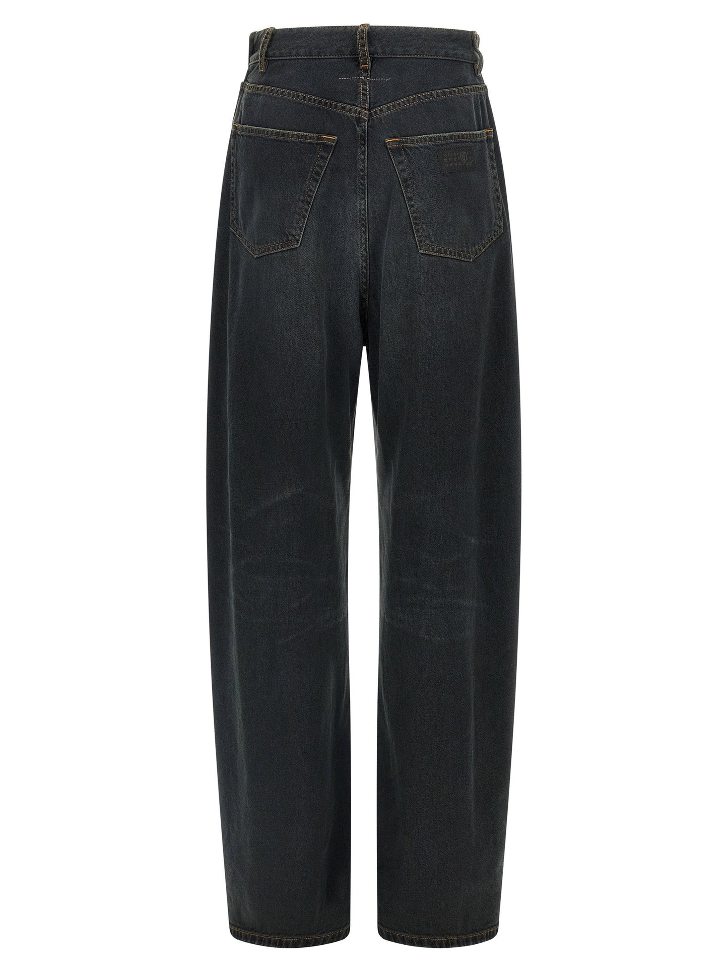 Mm6 Maison Margiela Asymmetrical Structure Jeans