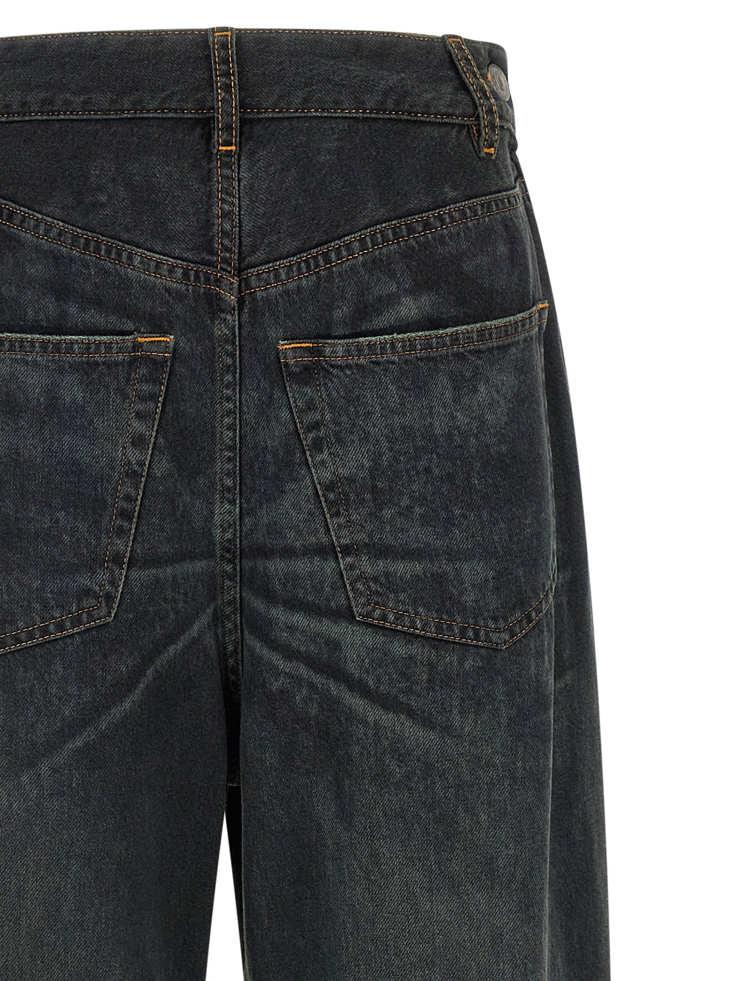Mm6 Maison Margiela Asymmetrical Structure Jeans