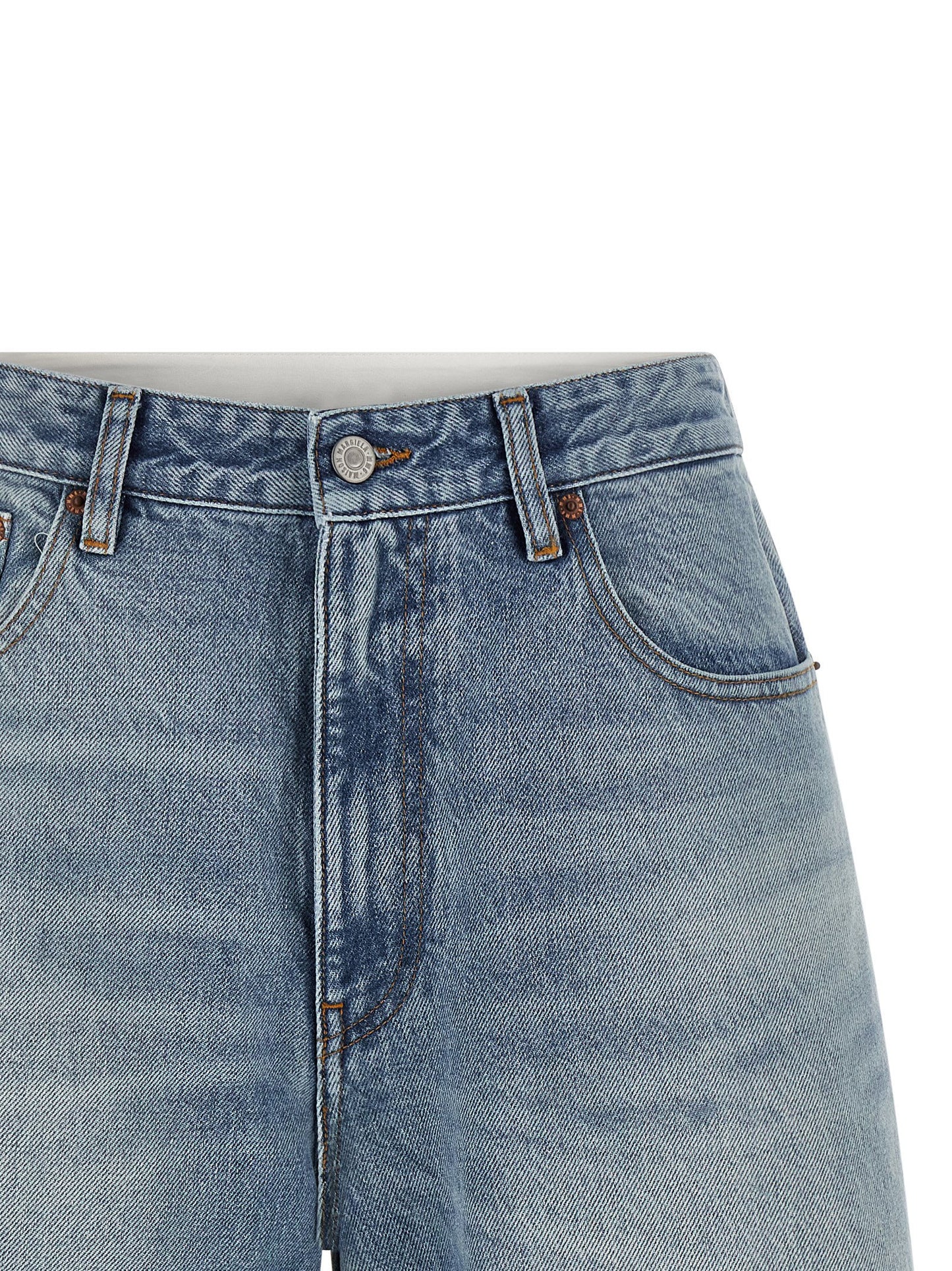 Mm6 Maison Margiela White Carré Bermuda Shorts