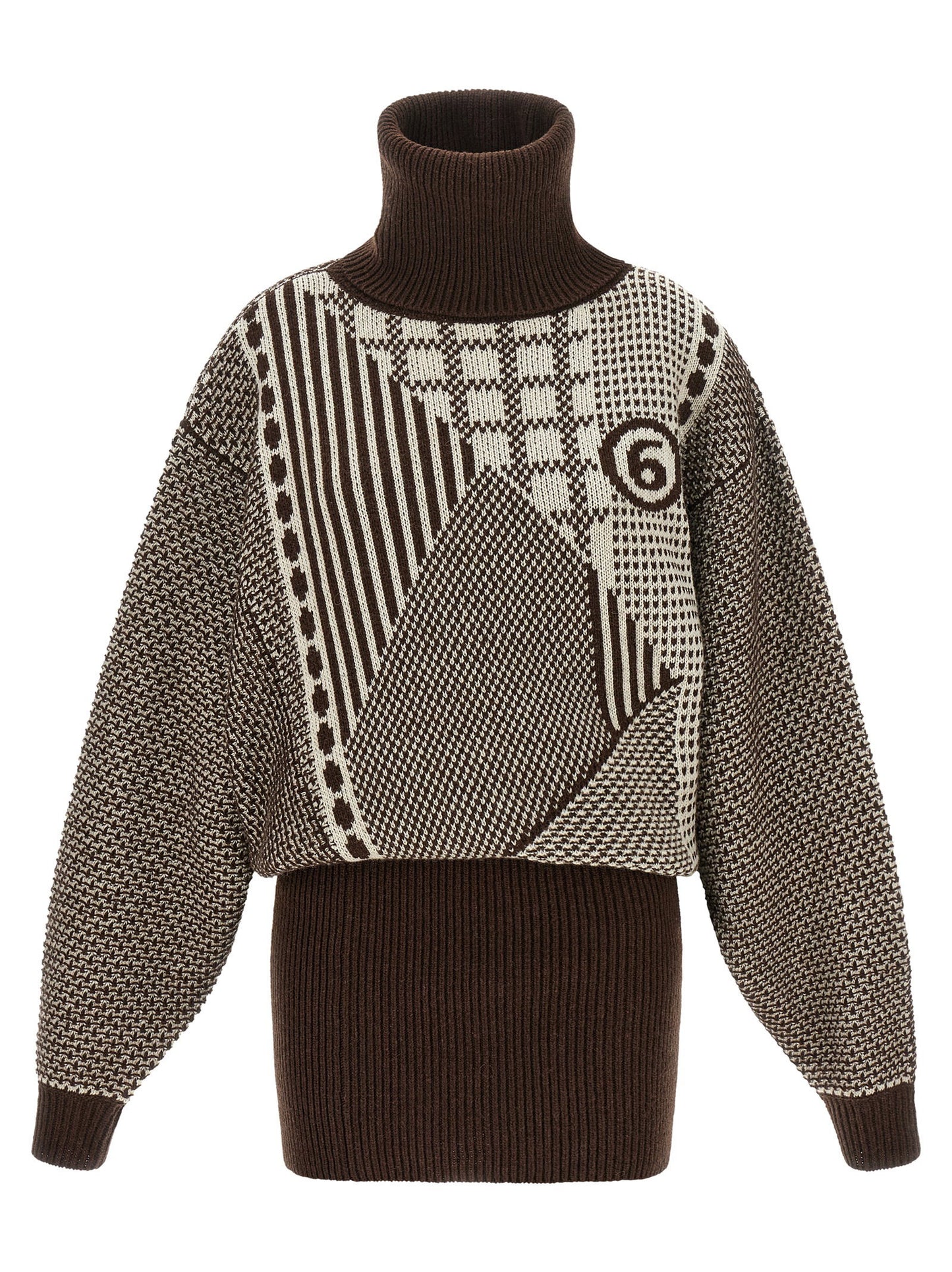 Mm6 Maison Margiela Numeric Signature Mm6 Reversible Dress