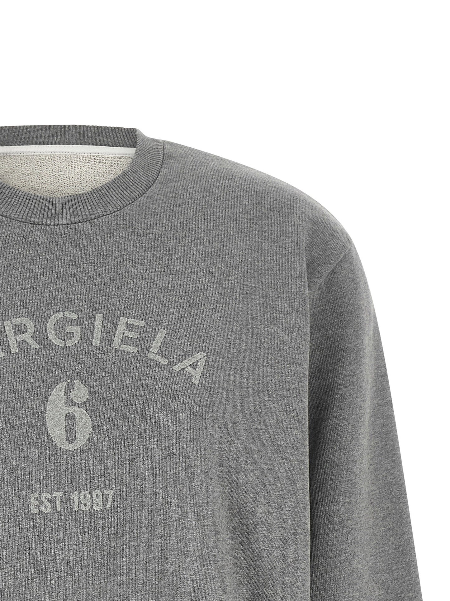 Mm6 Maison Margiela Logo Print Sweatshirt