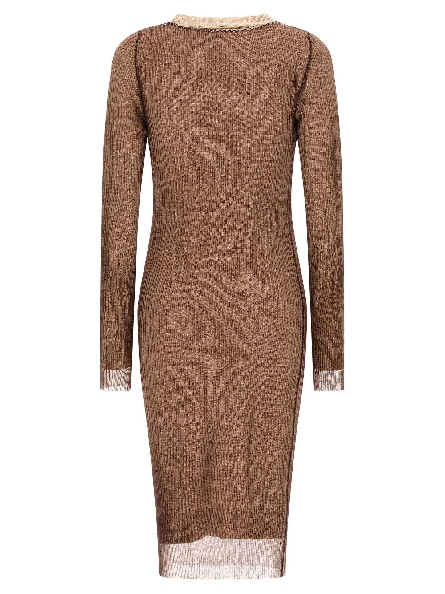 Mm6 Maison Margiela Trapped Double Layer Dress