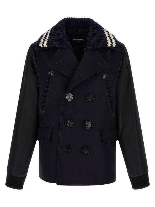 Dsquared2 Hybrid Peacoat Coat