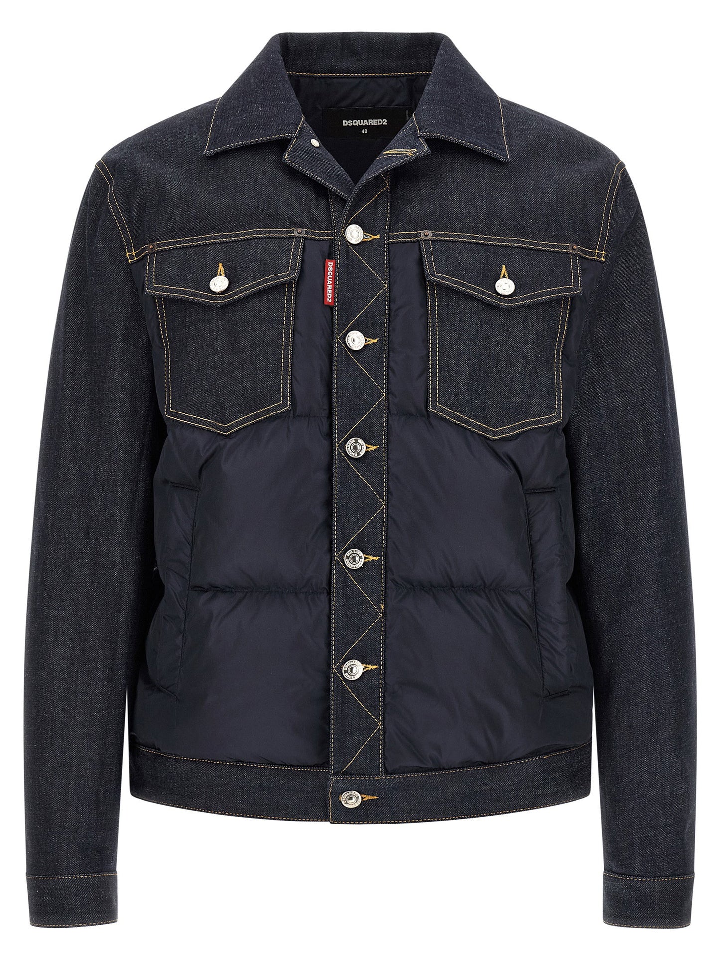 Dsquared2 Padded Hybrid Trucker Jacket