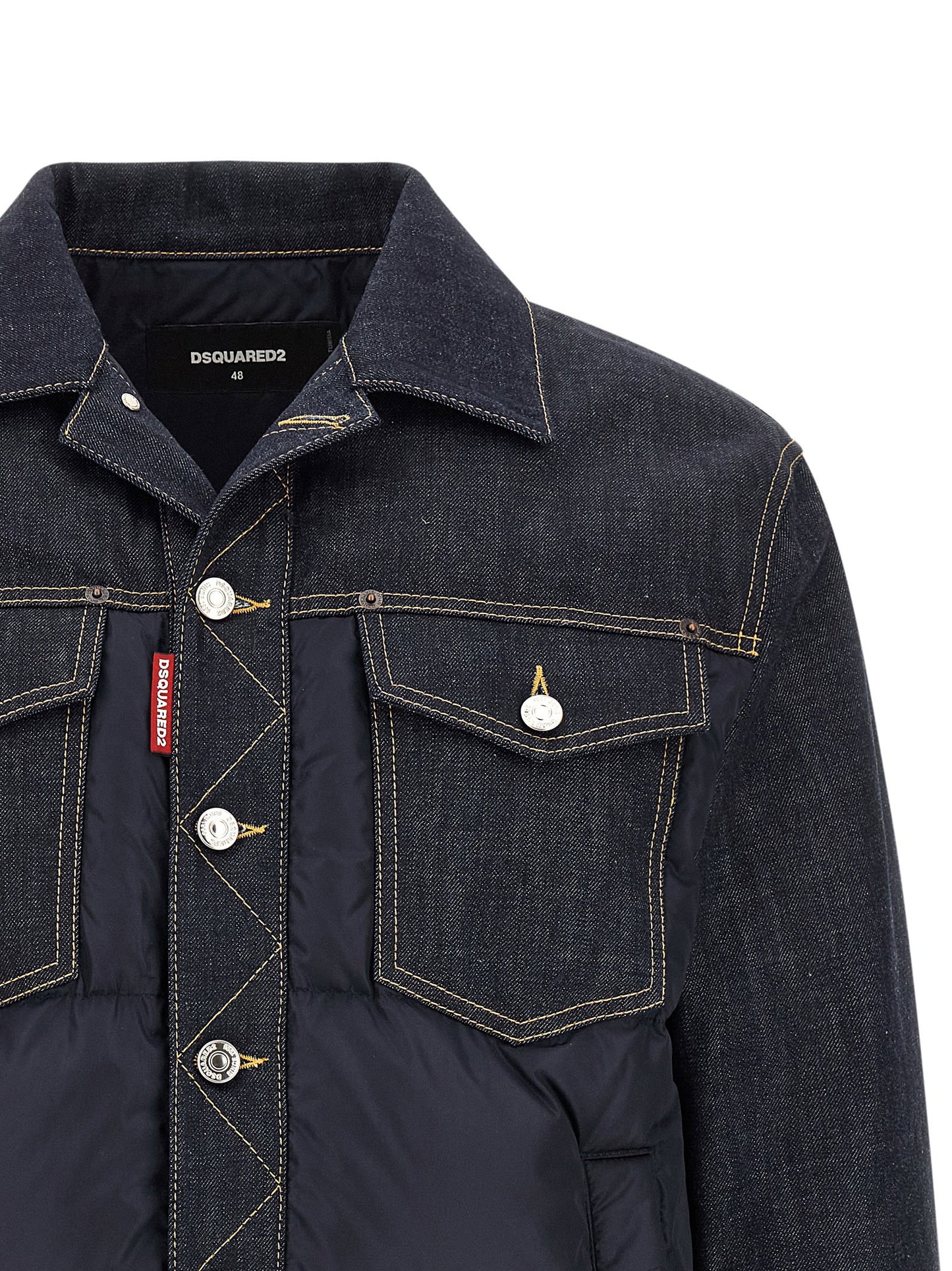 Dsquared2 Padded Hybrid Trucker Jacket