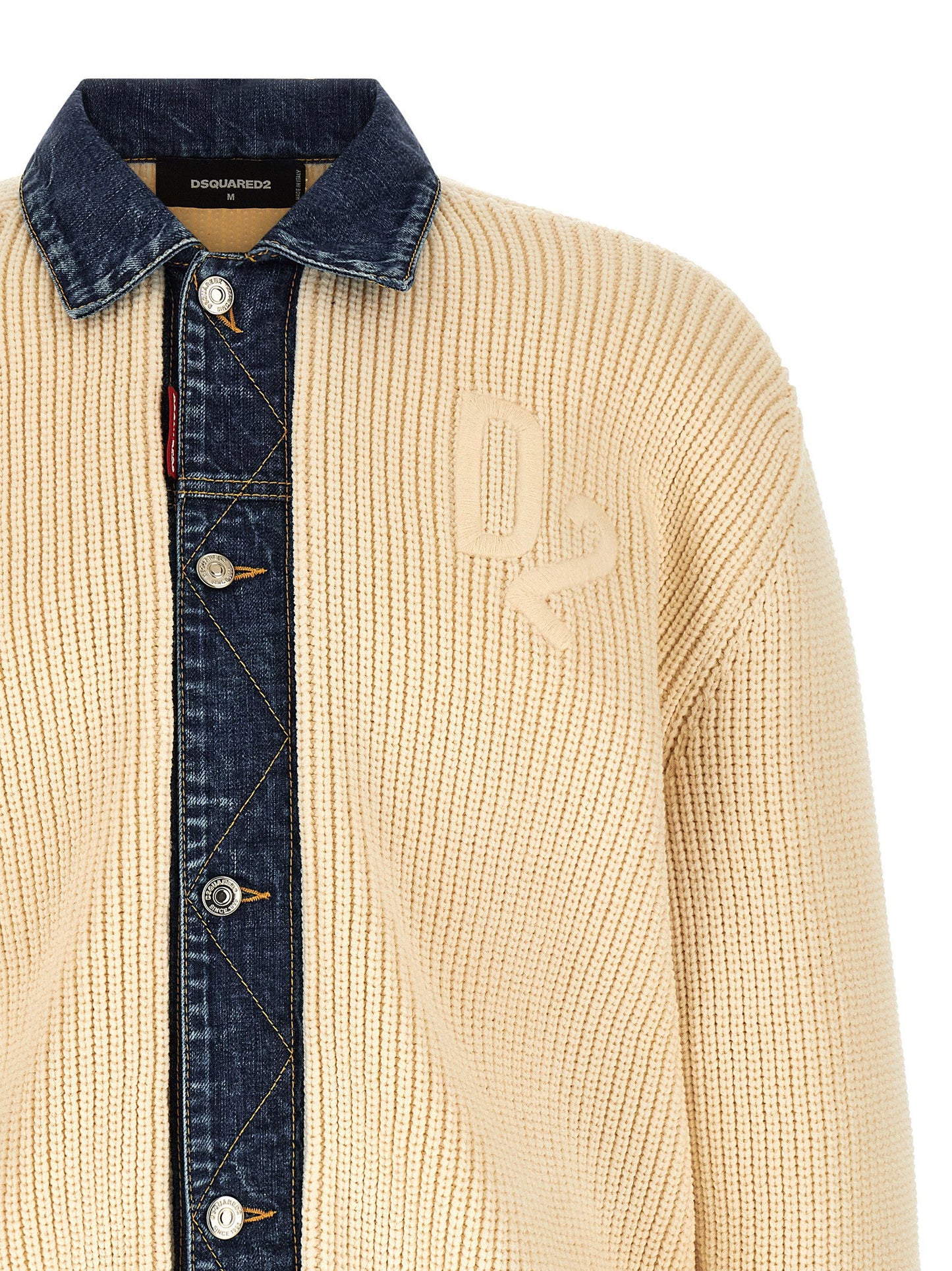 Dsquared2 Denim Mix D2 Cardigan