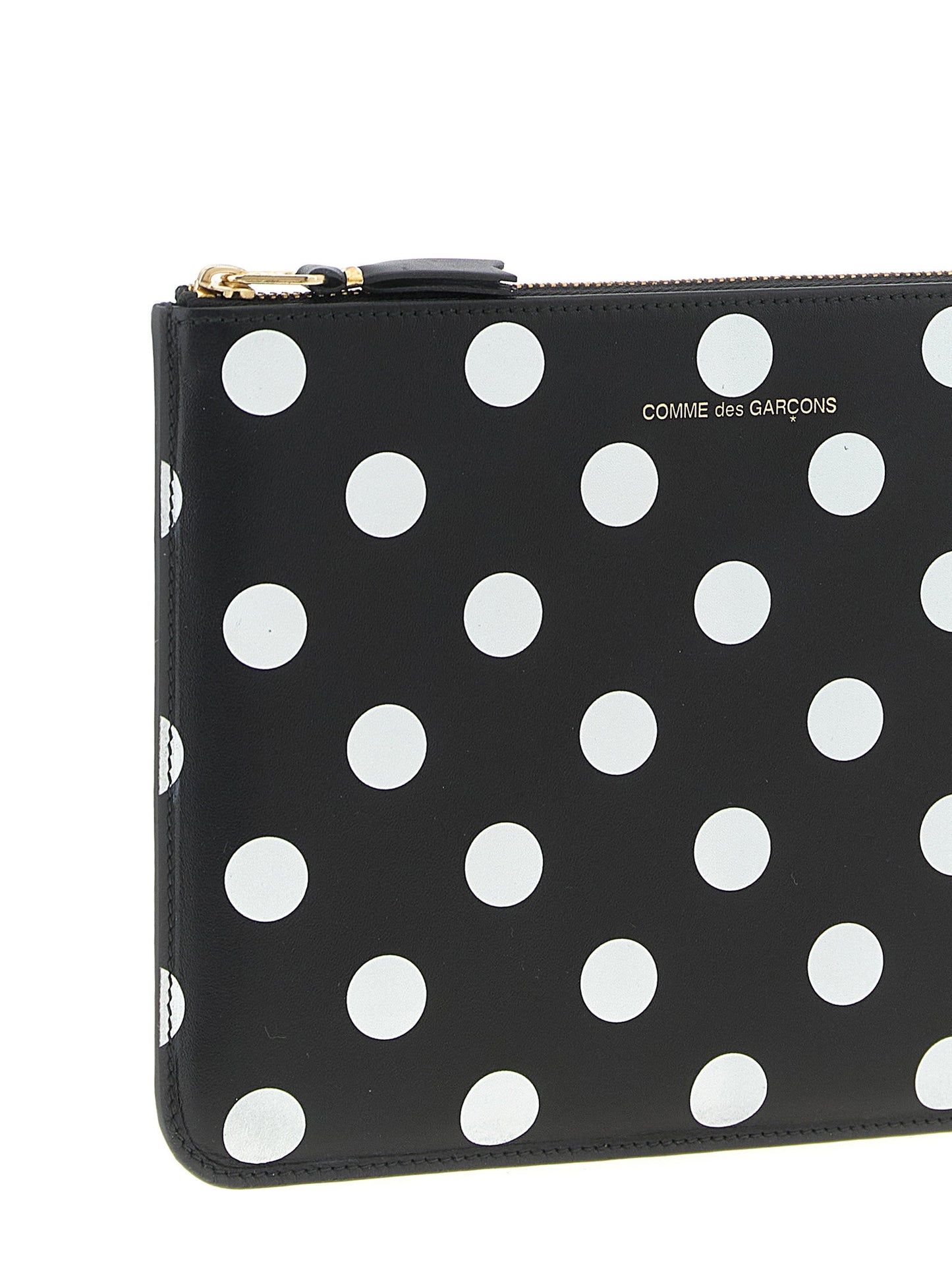 Comme Des Garcons Wallet Polka Dots Printed Wallet