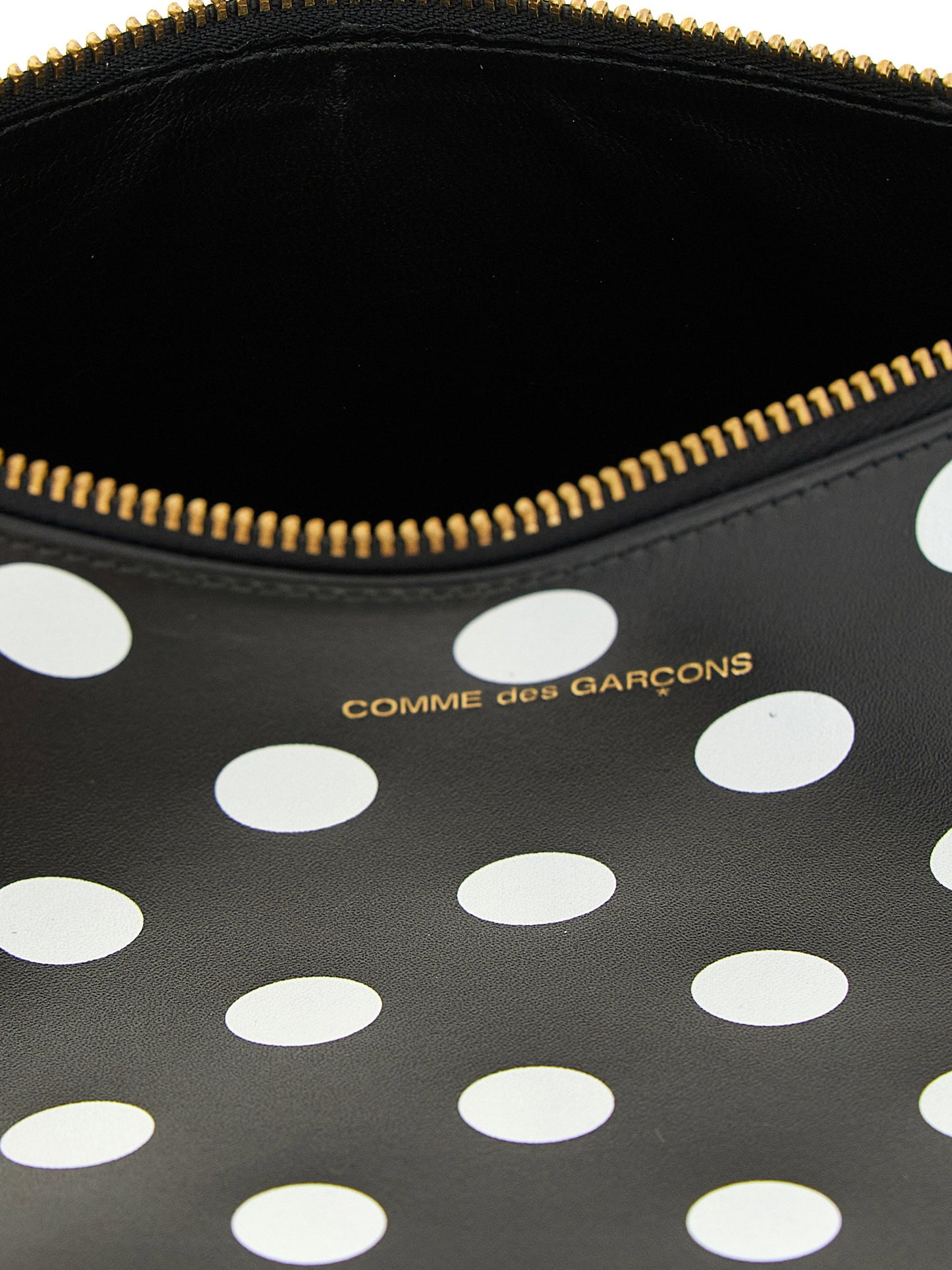Comme Des Garcons Wallet Polka Dots Printed Wallet