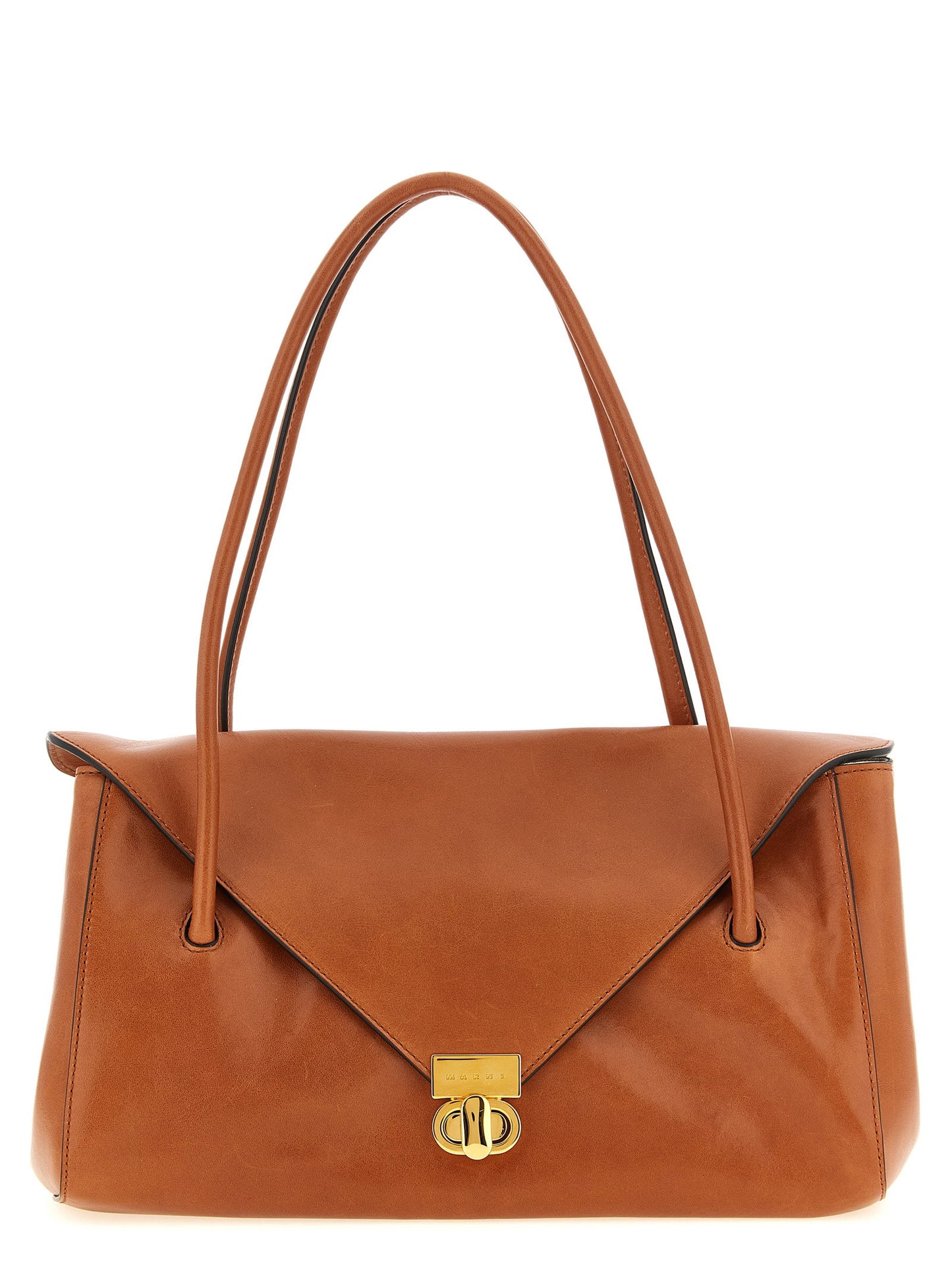 Marni Leather E/w Shoulder Bag