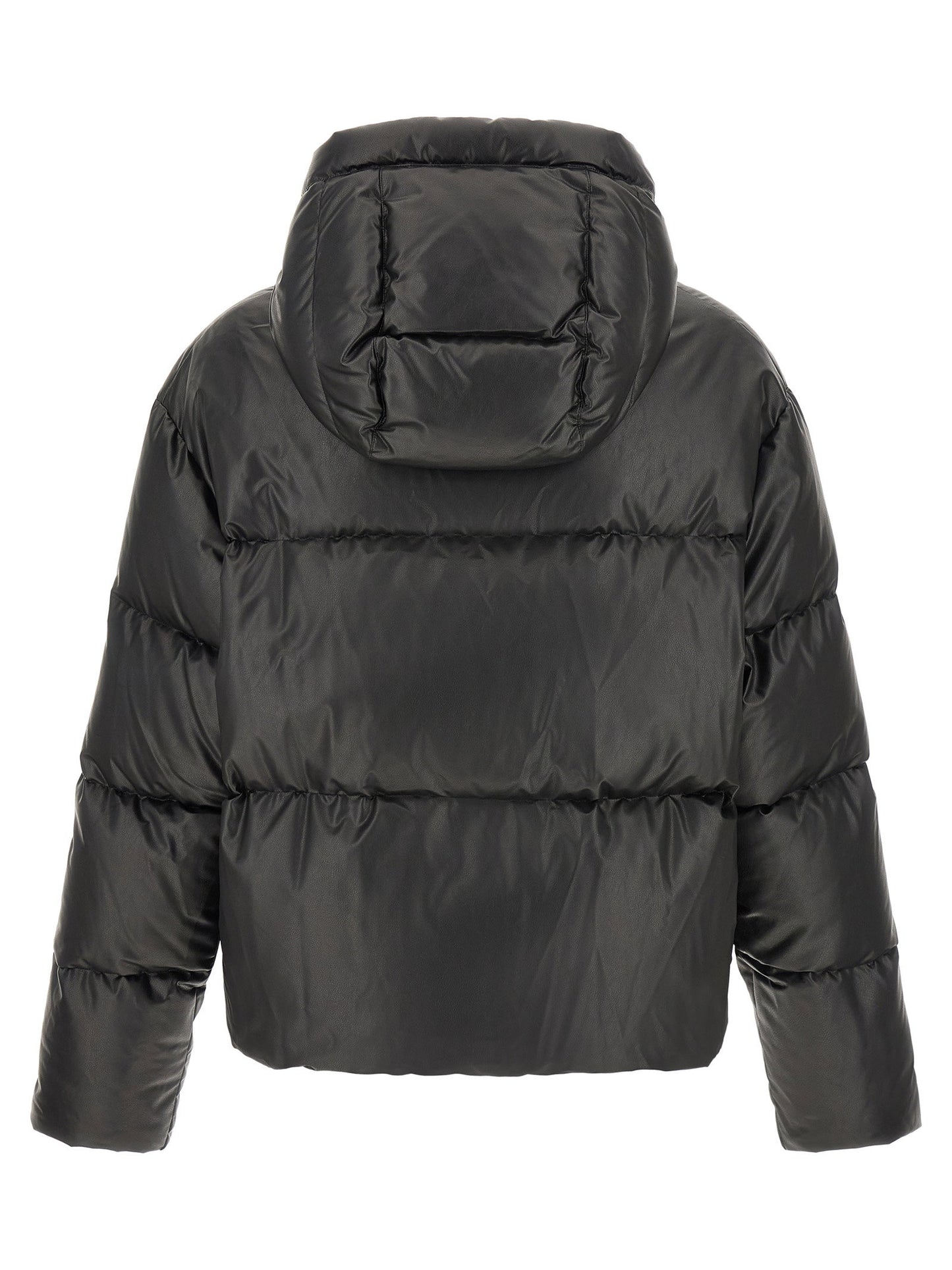 Mm6 Maison Margiela Lacquered Finish Down Jacket