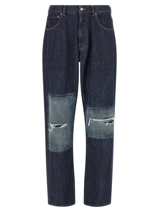 Mm6 Maison Margiela Patchwork Insert Jeans