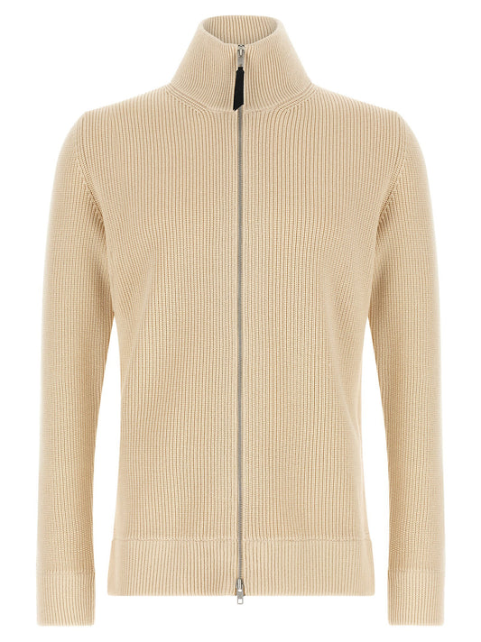 Maison Margiela Ribbed Knit Cardigan
