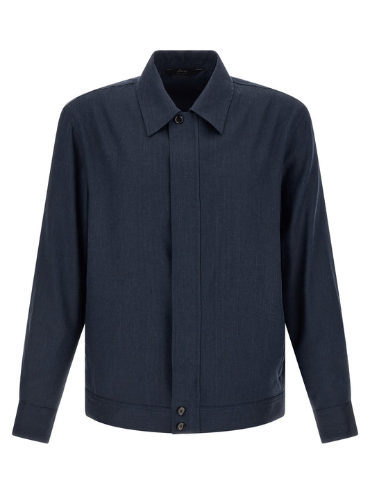 Brioni Linen Wool Blouson