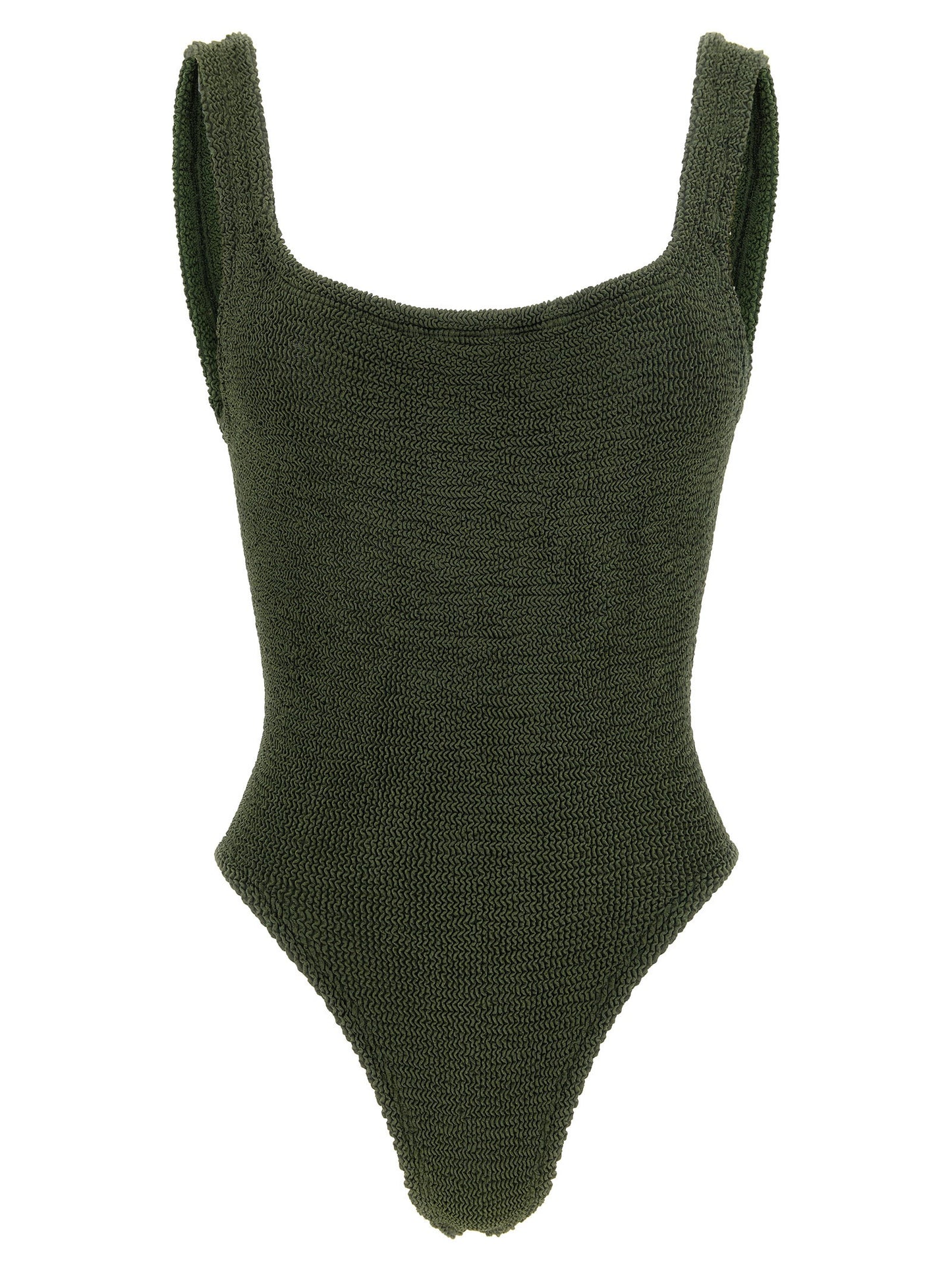 Hunza G Square Neck One-piece Swimsuit