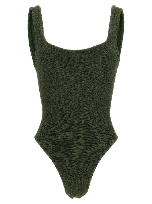 Hunza G Square Neck One-piece Swimsuit