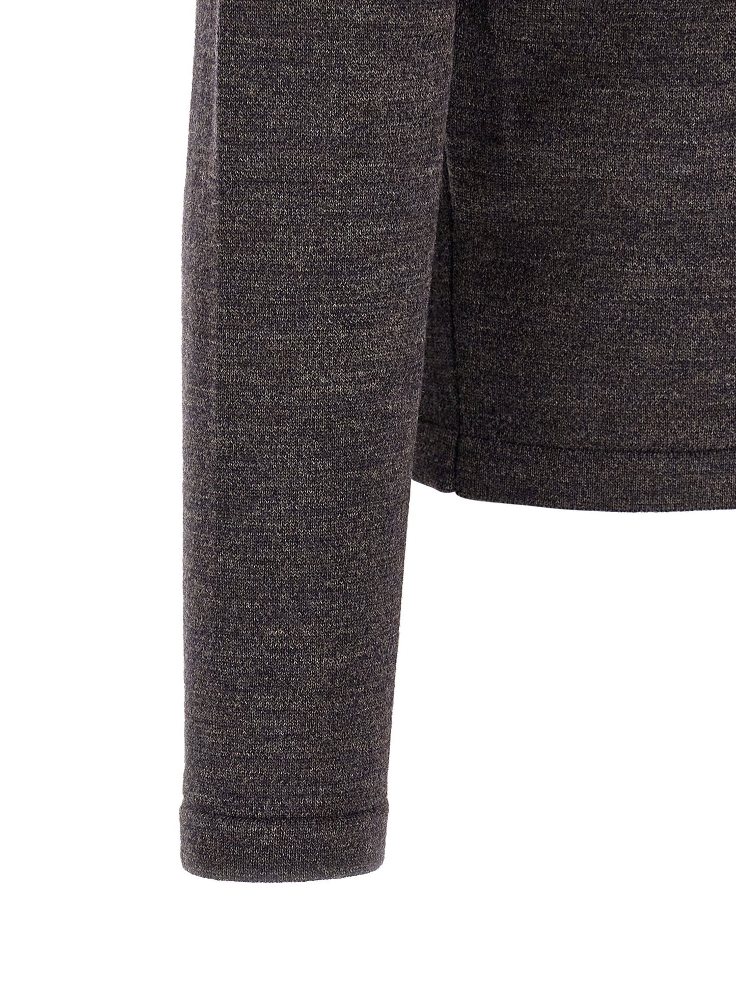 Lemaire Mouliné Wool Polo Shirt