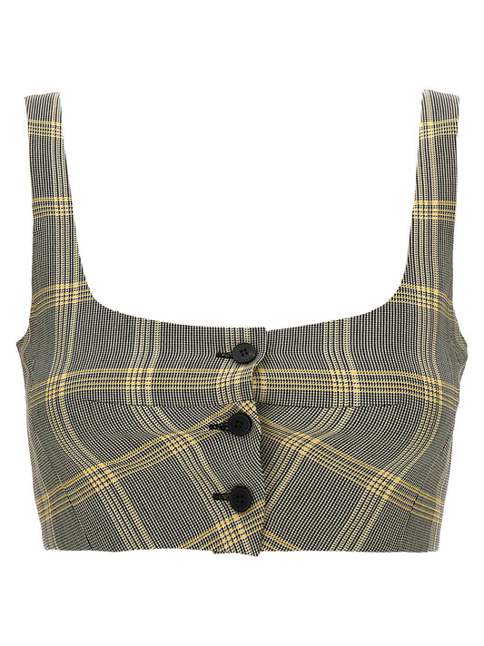 Marni Top Cropped Check