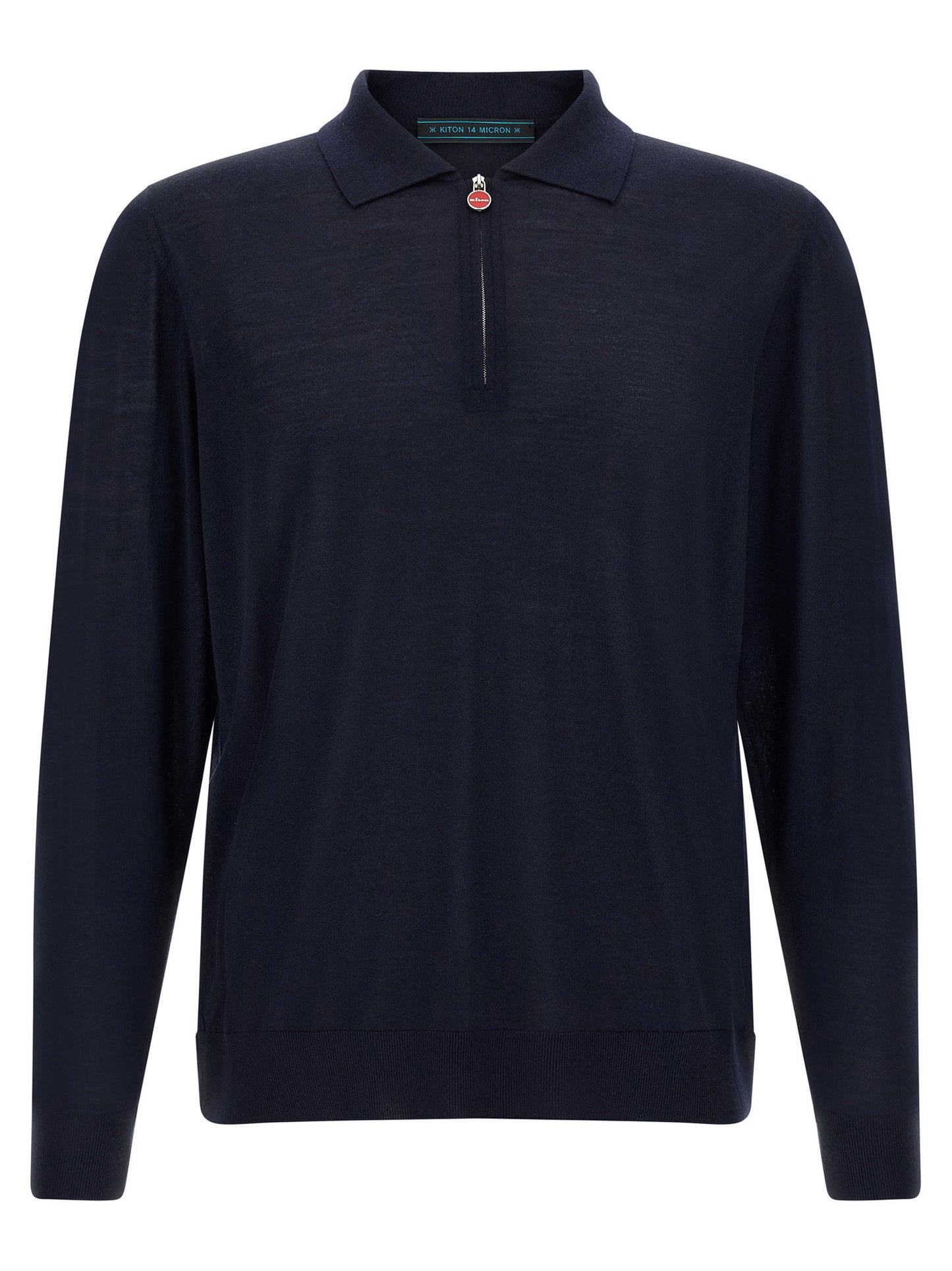 Kiton Wool Polo Shirt 14 Microns