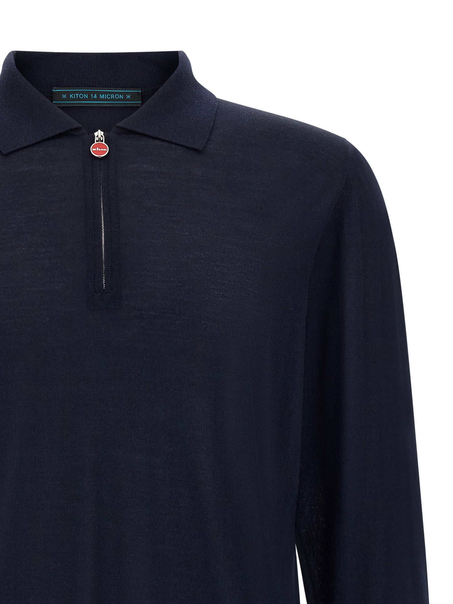 Kiton Wool Polo Shirt 14 Microns