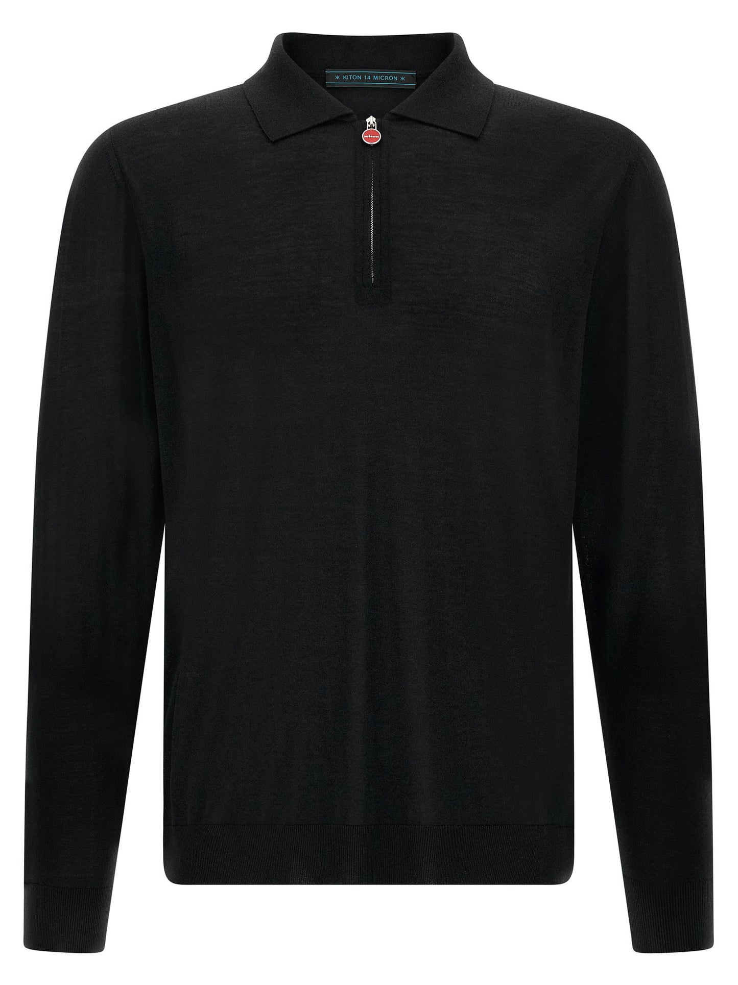 Kiton Wool Polo Shirt 14 Microns