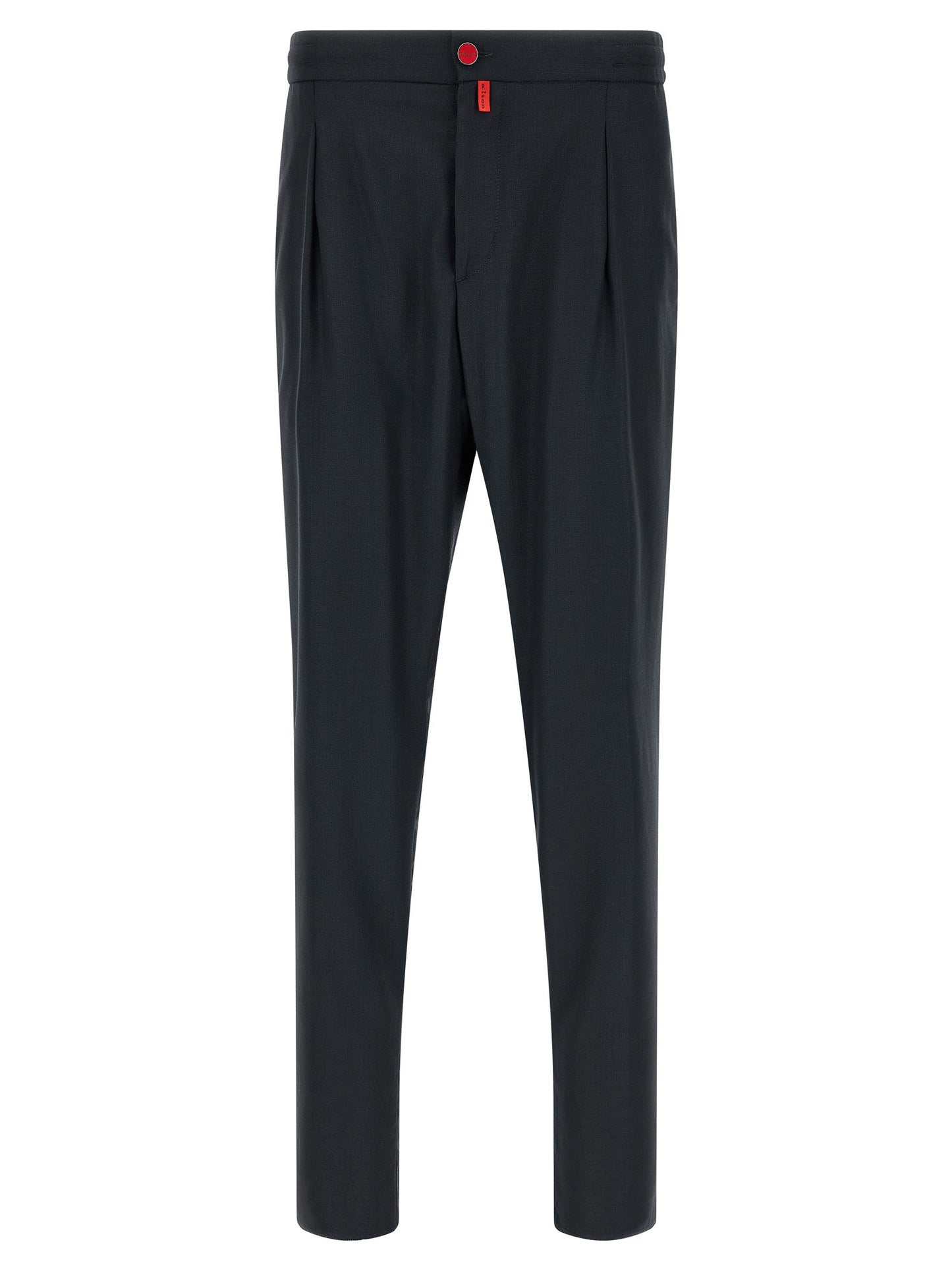 Kiton Red Button Pants