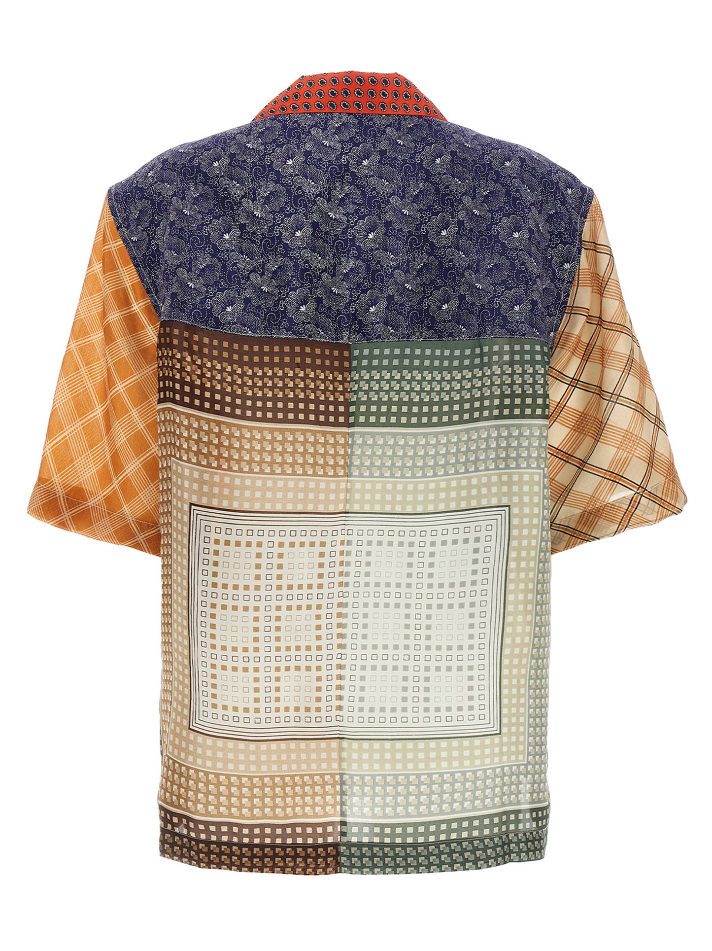 Marine Serre Regenerated Silk Scarves Bowling Shirt