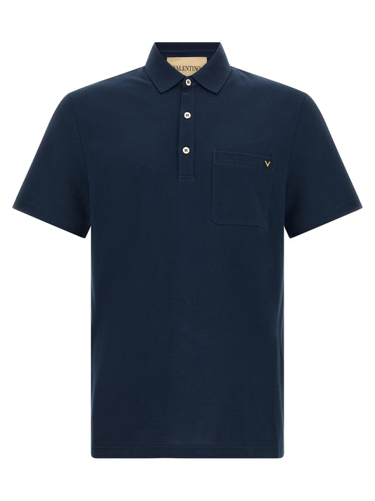 Valentino Garavani Vgold Polo Shirt