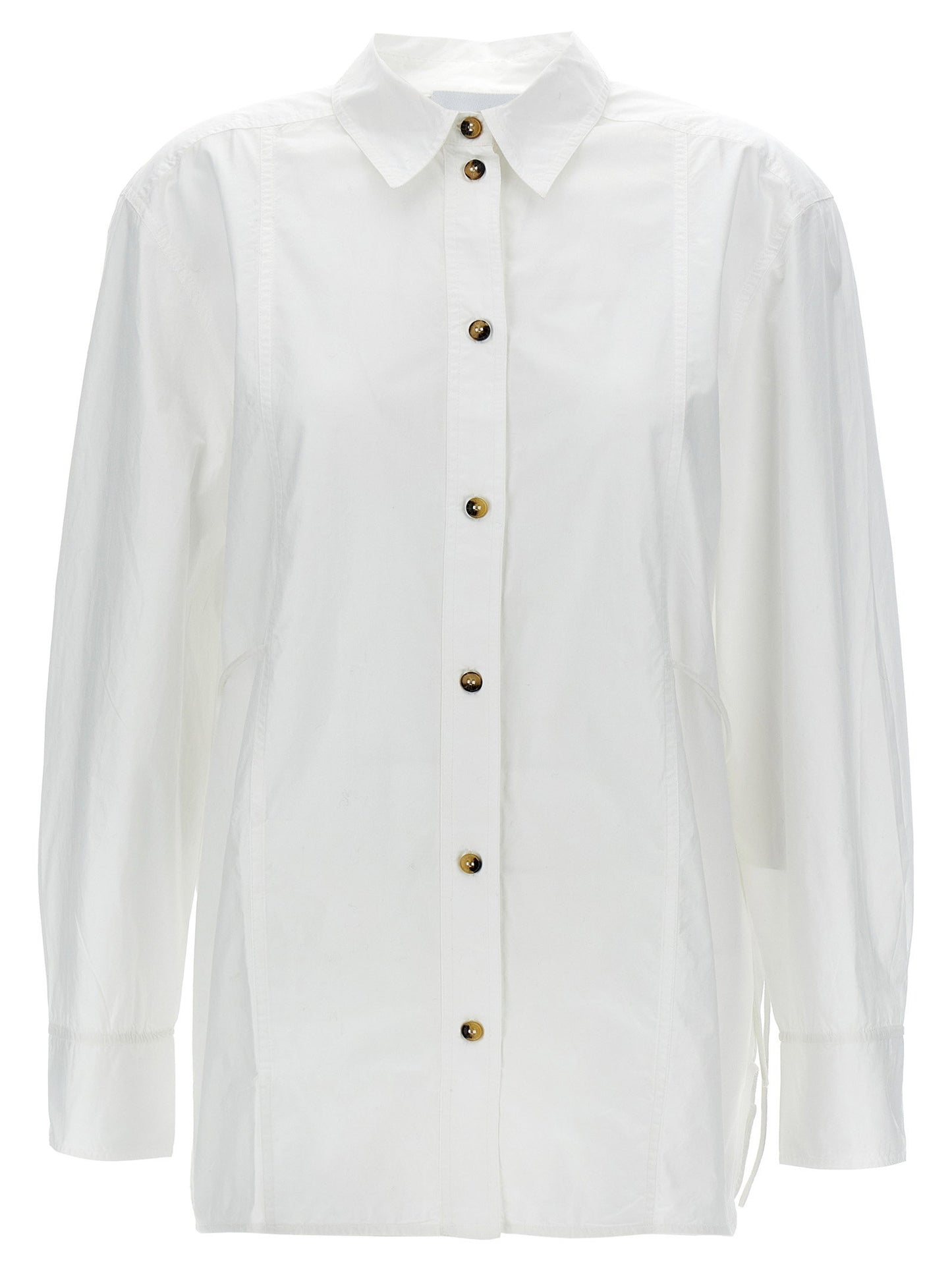 Ganni Lace-up Shirt