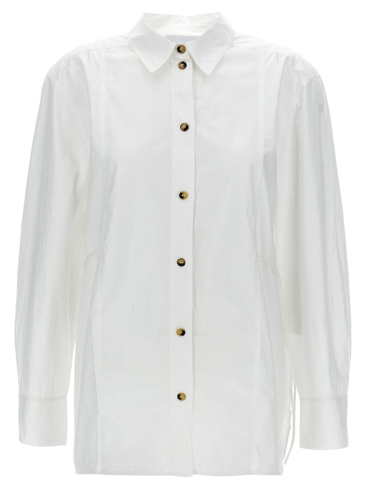 Ganni Lace-up Shirt