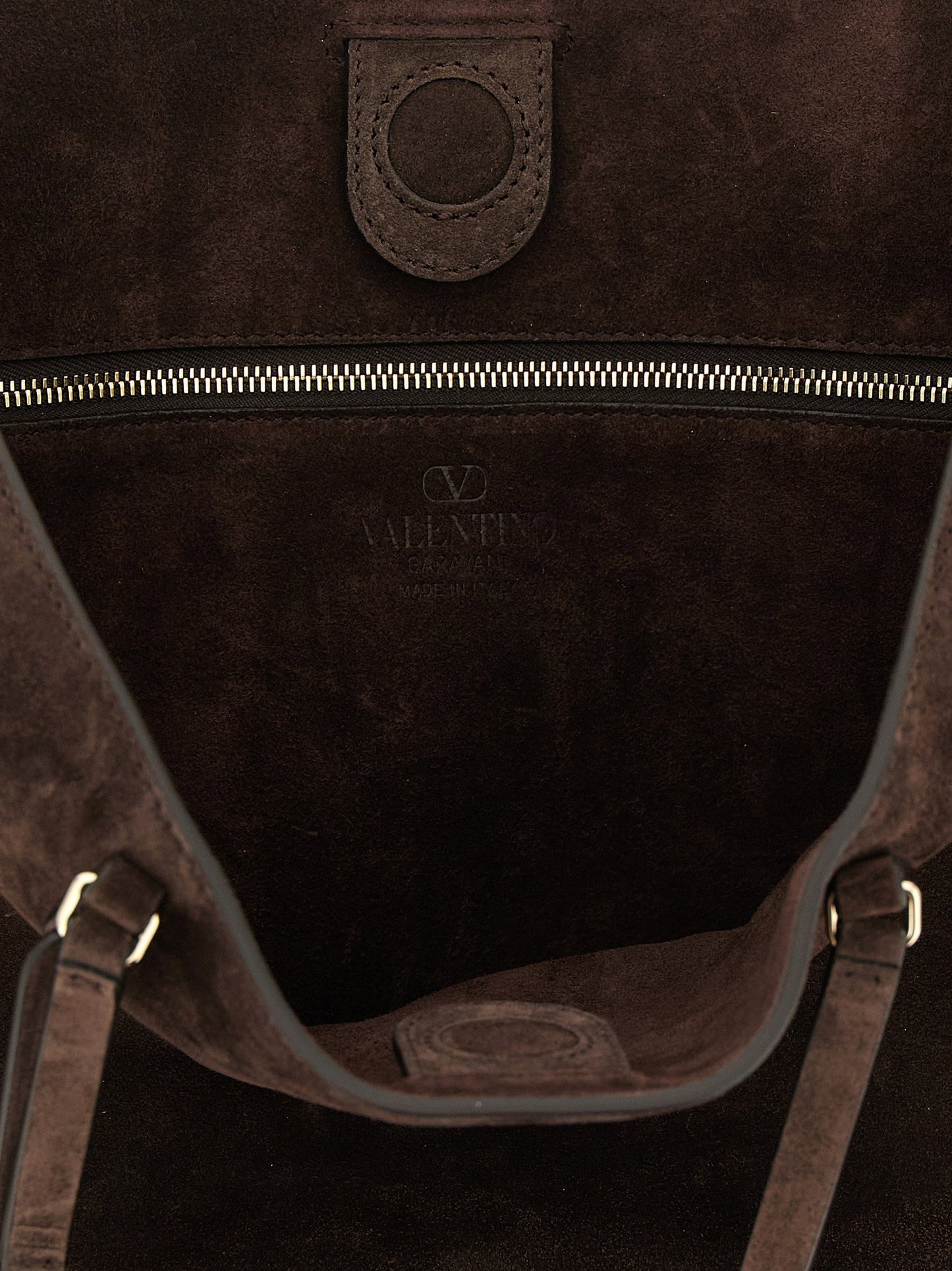 Valentino Garavani Rockstud Medium Suede Shoulder Bag