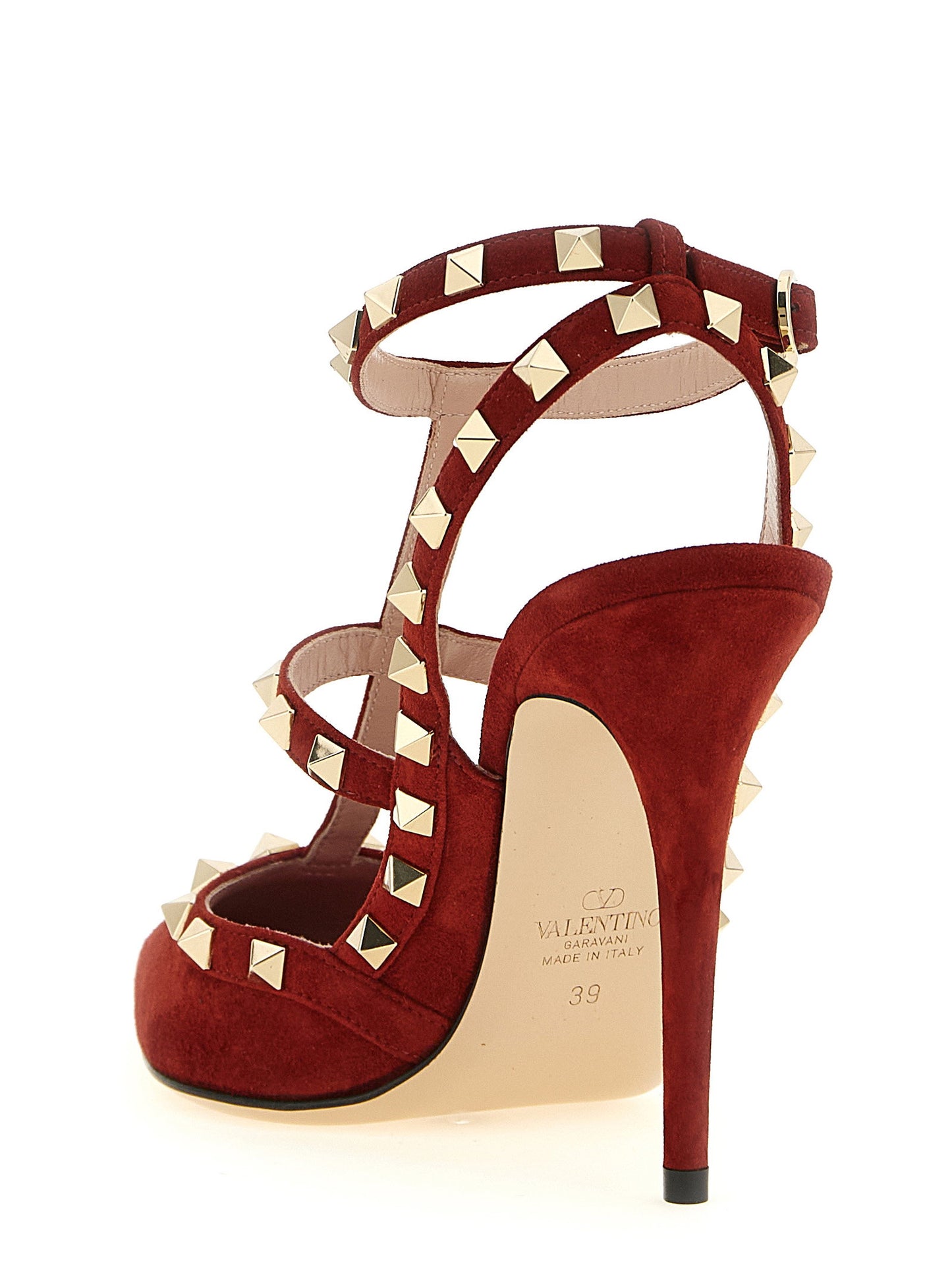 Valentino Garavani Rockstudankle Strap Pumps