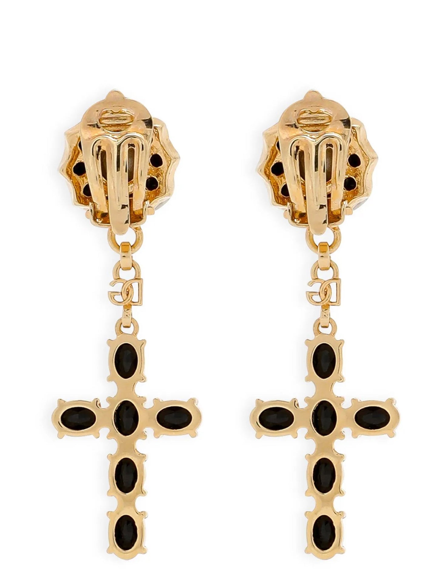 Dolce & Gabbana Cross Pendant Earrings