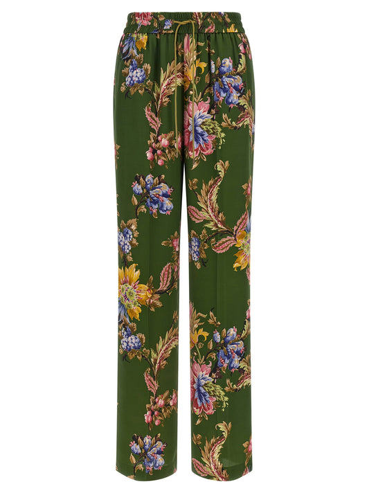 Etro Floral Print Trousers