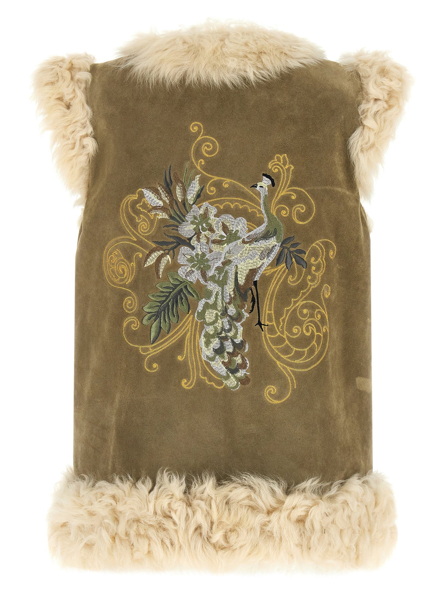 Etro Peacock Embroidery Vest