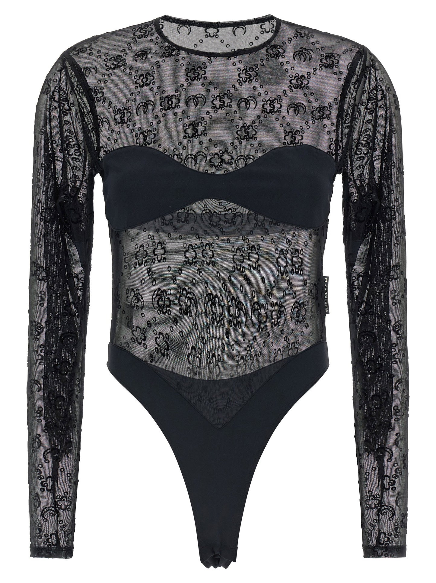 Marine Serre Moonogram Bodysuit
